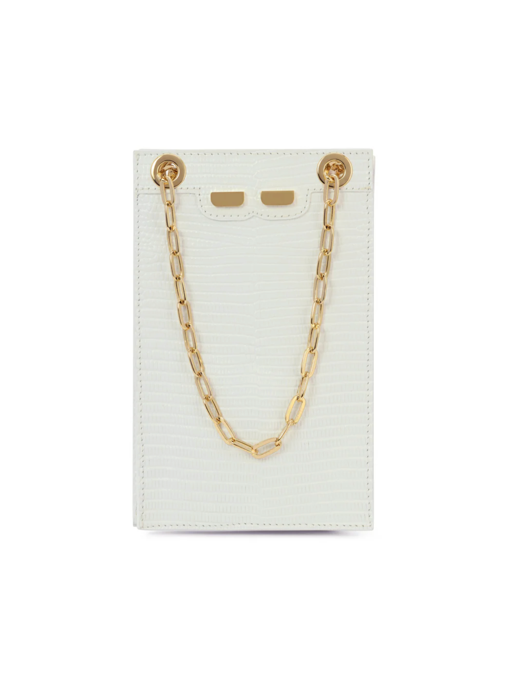 Catherine Bag - White Lizard