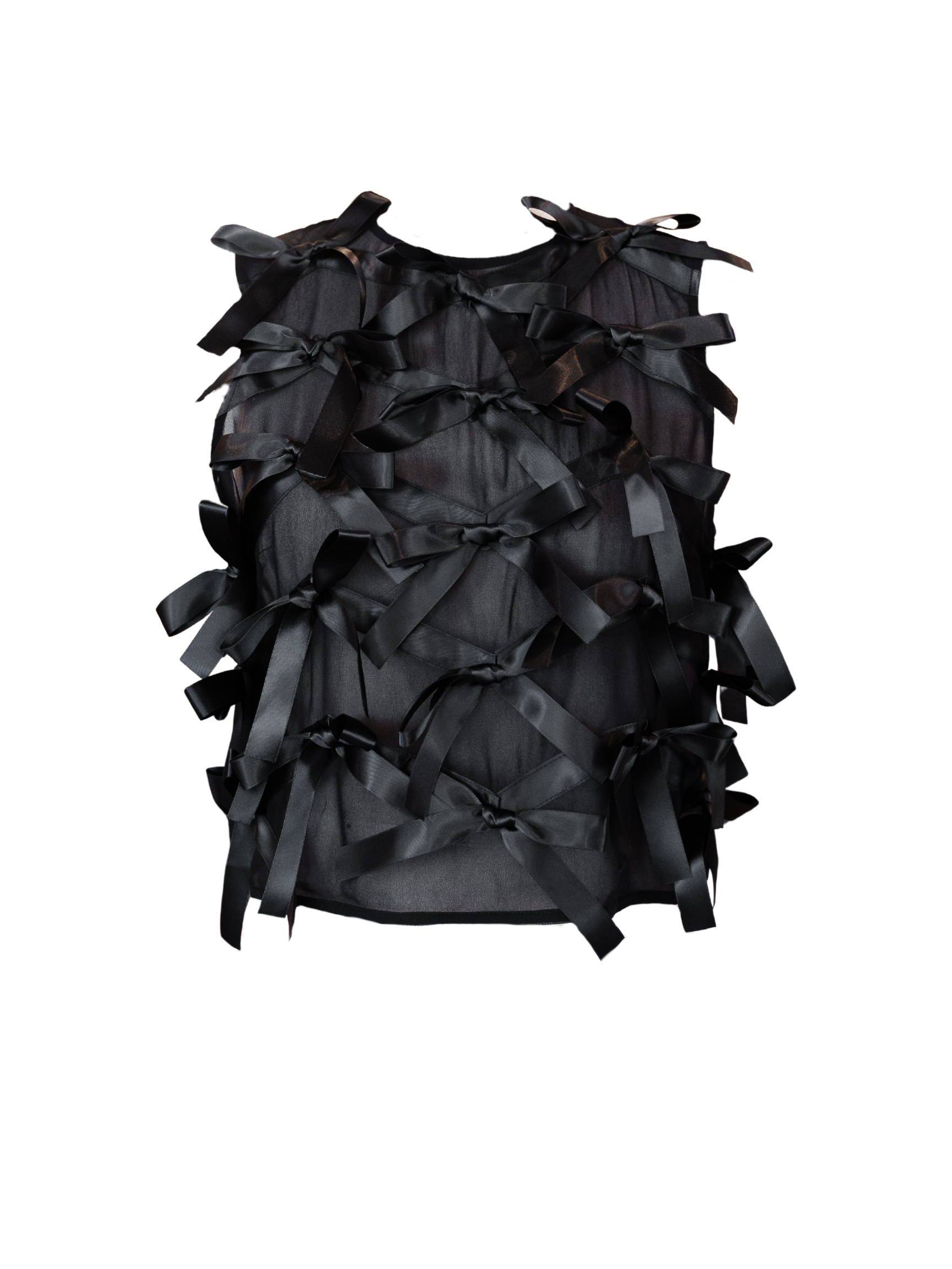 Harlee Bow Blouse - Black