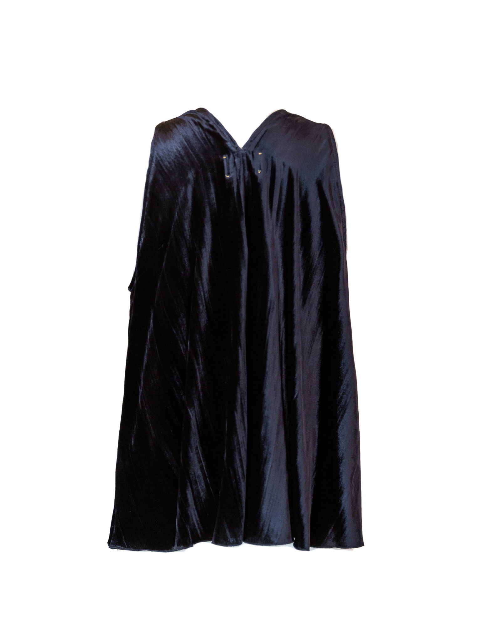 Pliss Velvet Top - Nero