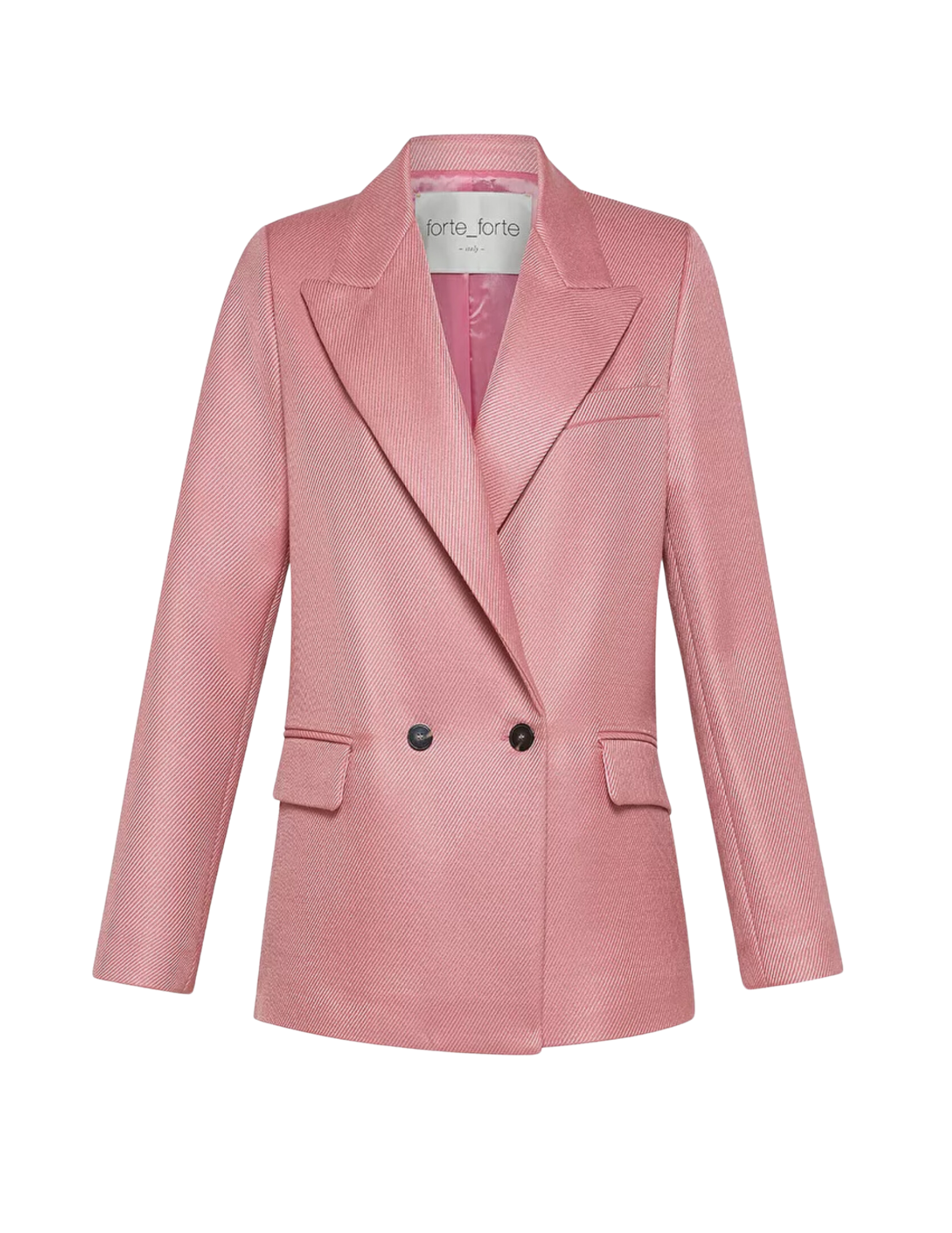 Diagonal Structure Couture Jacket - Rose