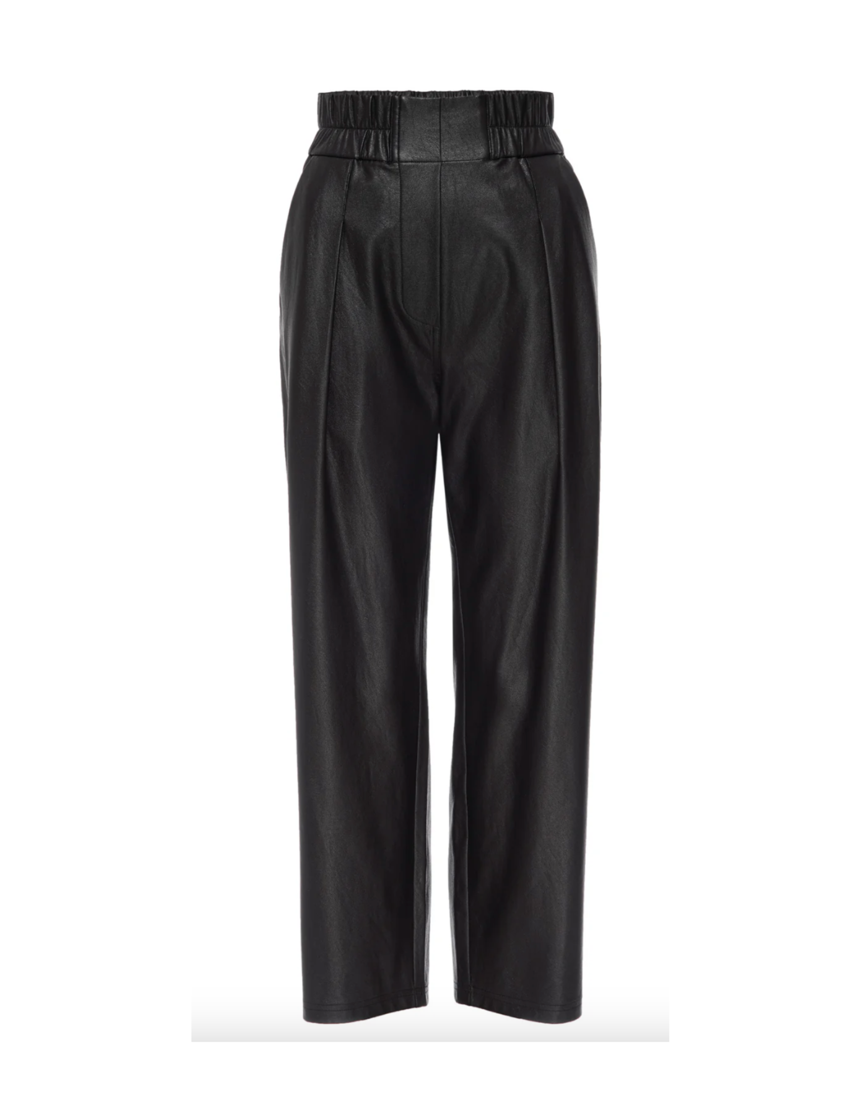 Fiera Vegan Leather Pant - Black Onyx