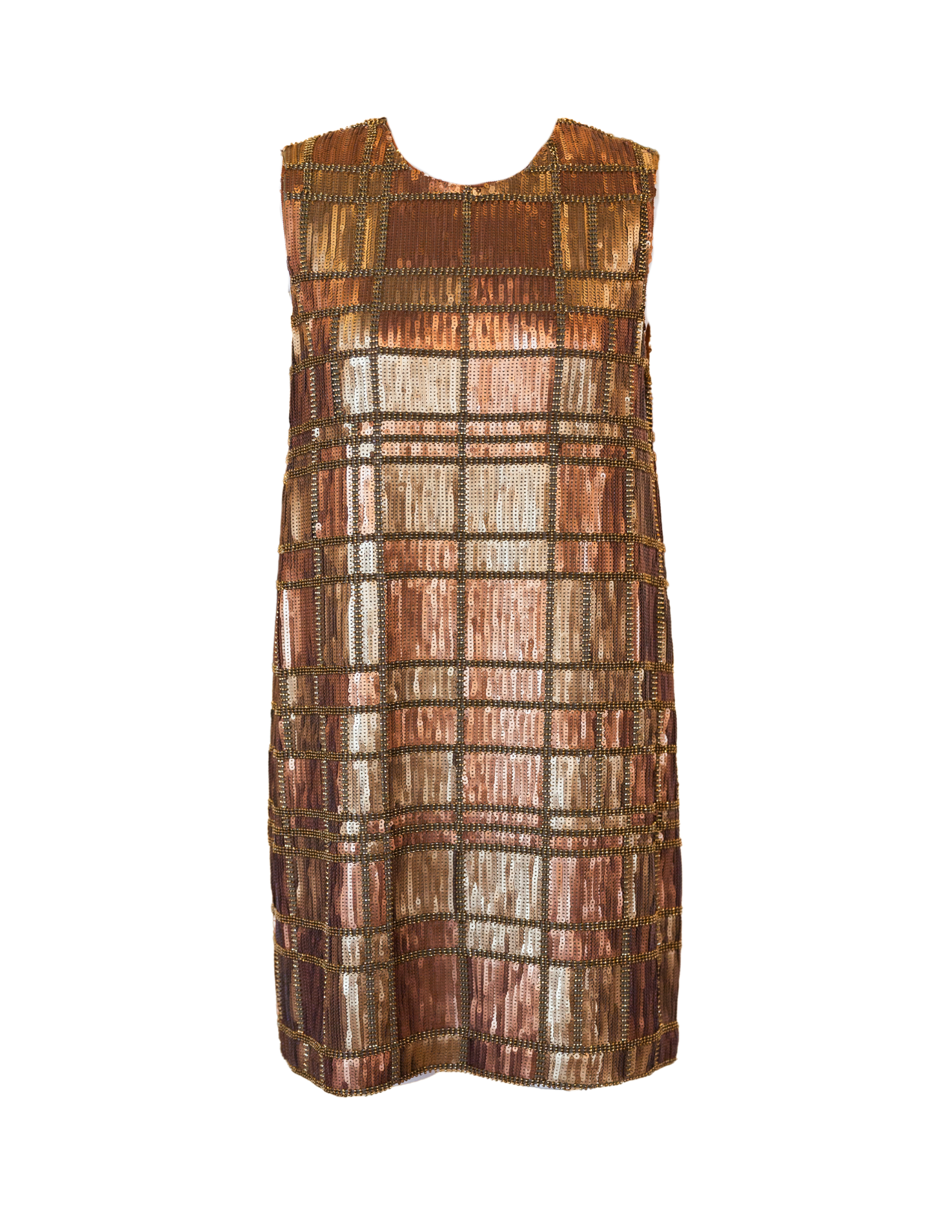 Emani Short Dress - Bronze