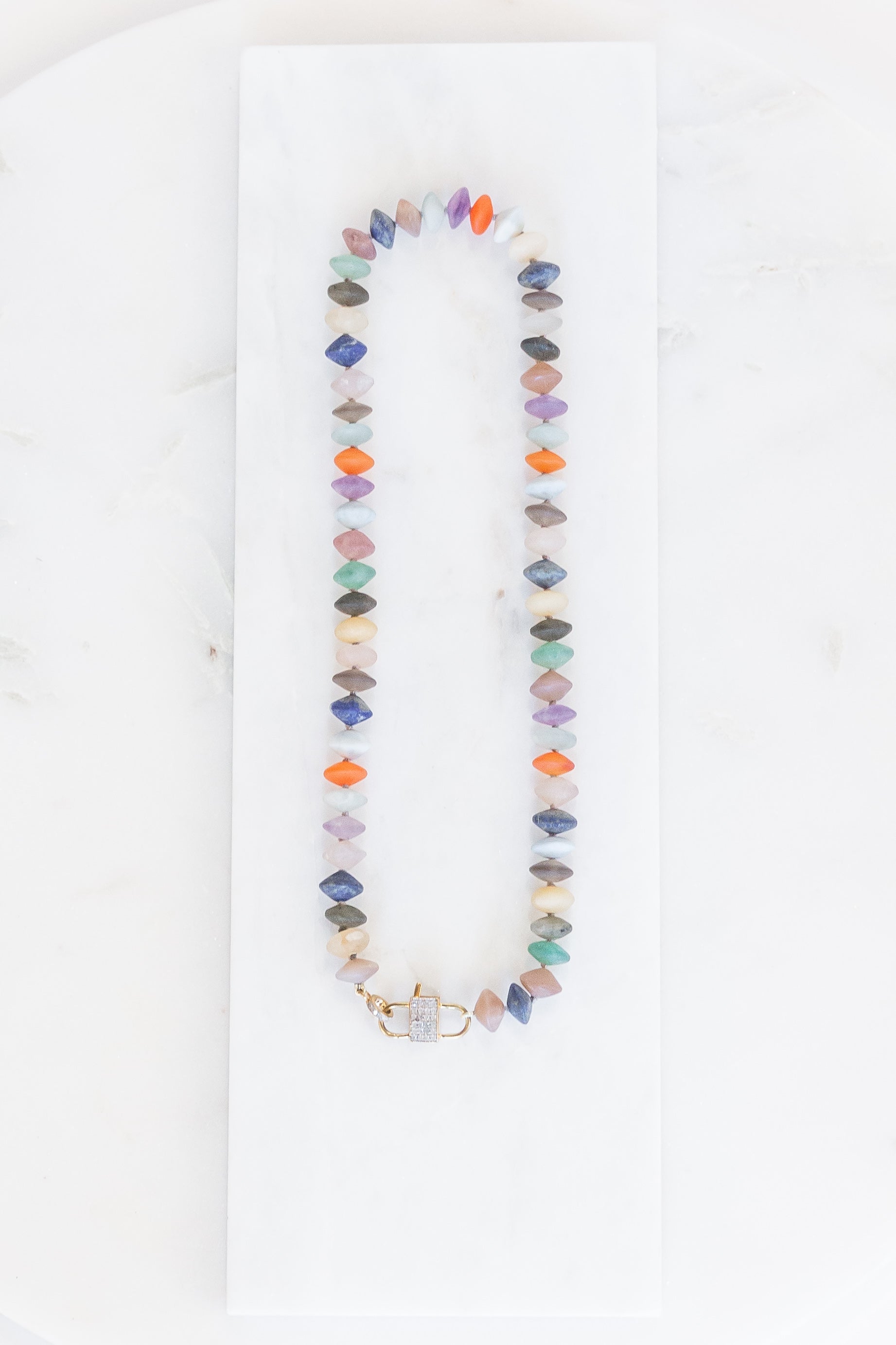 18" Mixed Gemstone Necklace (y10478b)