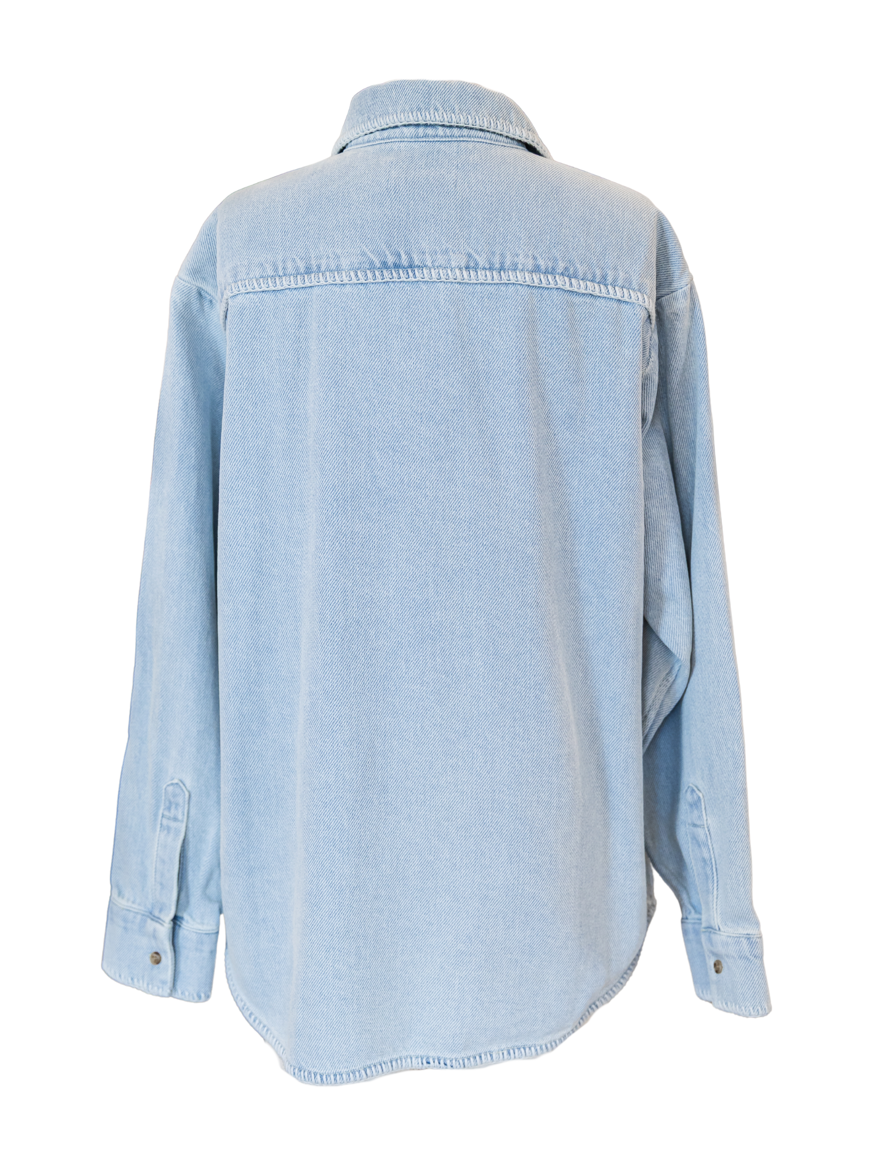 Western Shirt In Cloud Vintage Blue - Cloud Vintage Blue