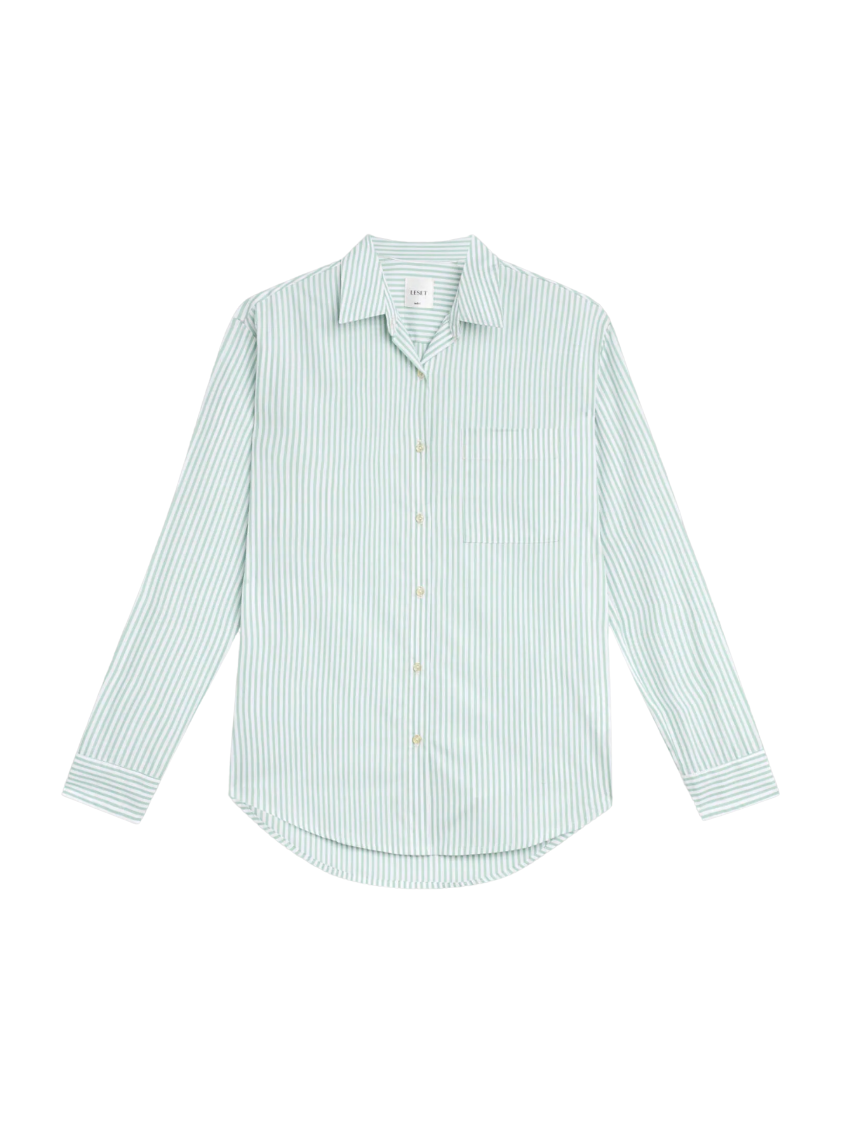 Yoshi Stripe Classic Button Down- Vert Stripe