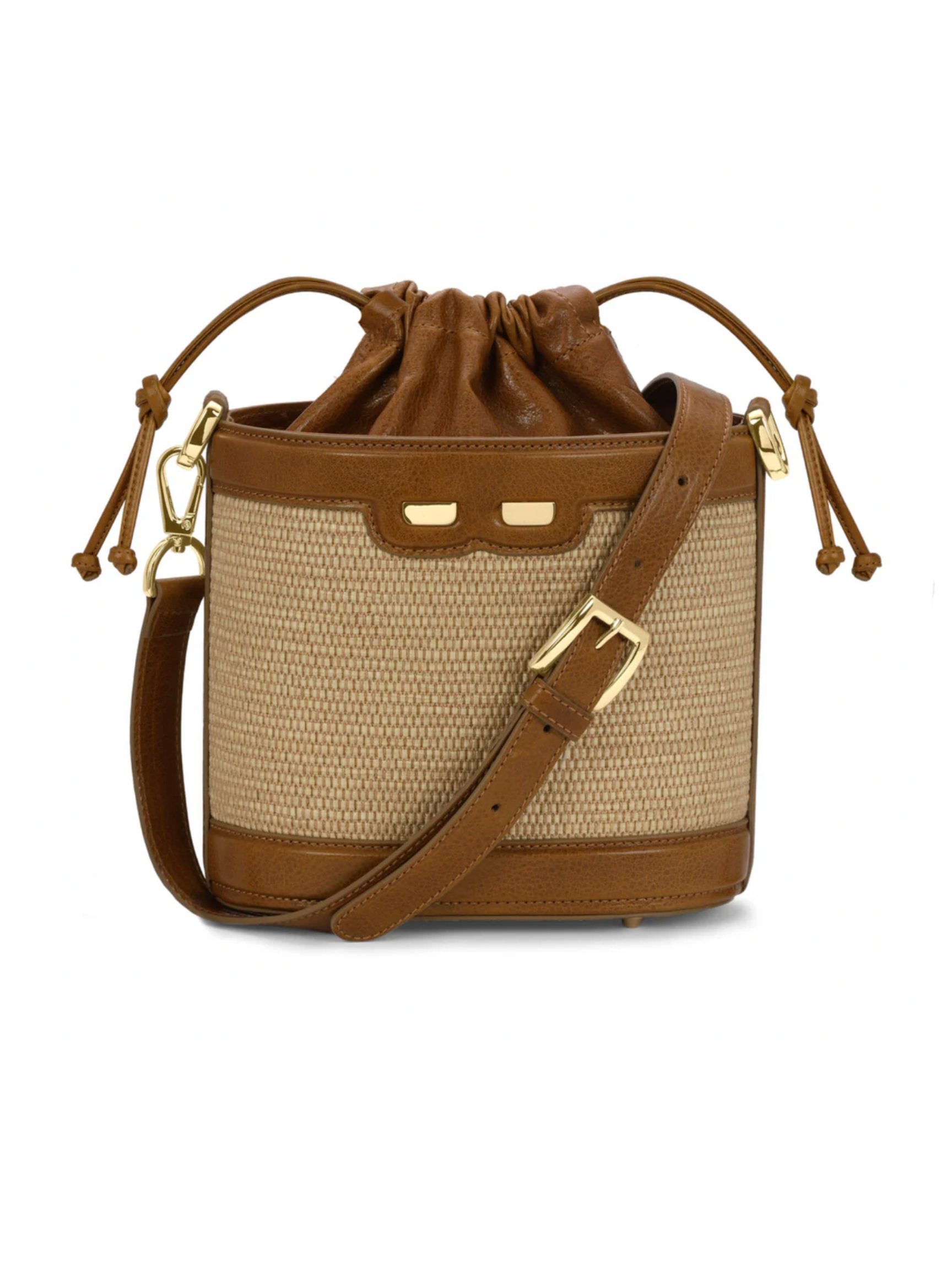 Byrd Bucket - Raffia & Buffalo
