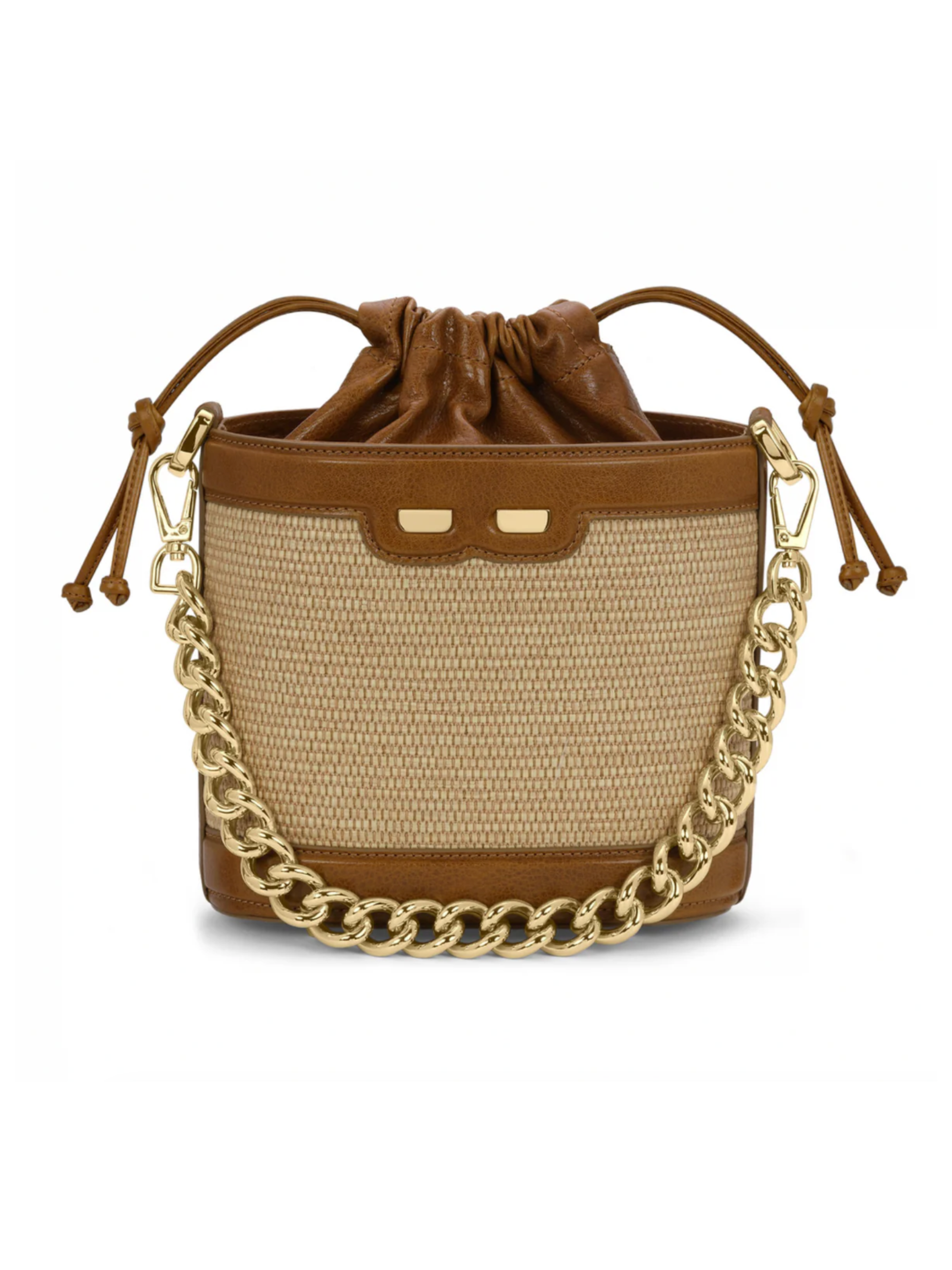 Byrd Bucket - Raffia & Buffalo
