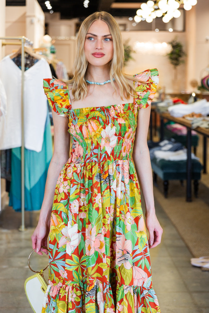 Ruby Dress - Newberry Tropic Clay