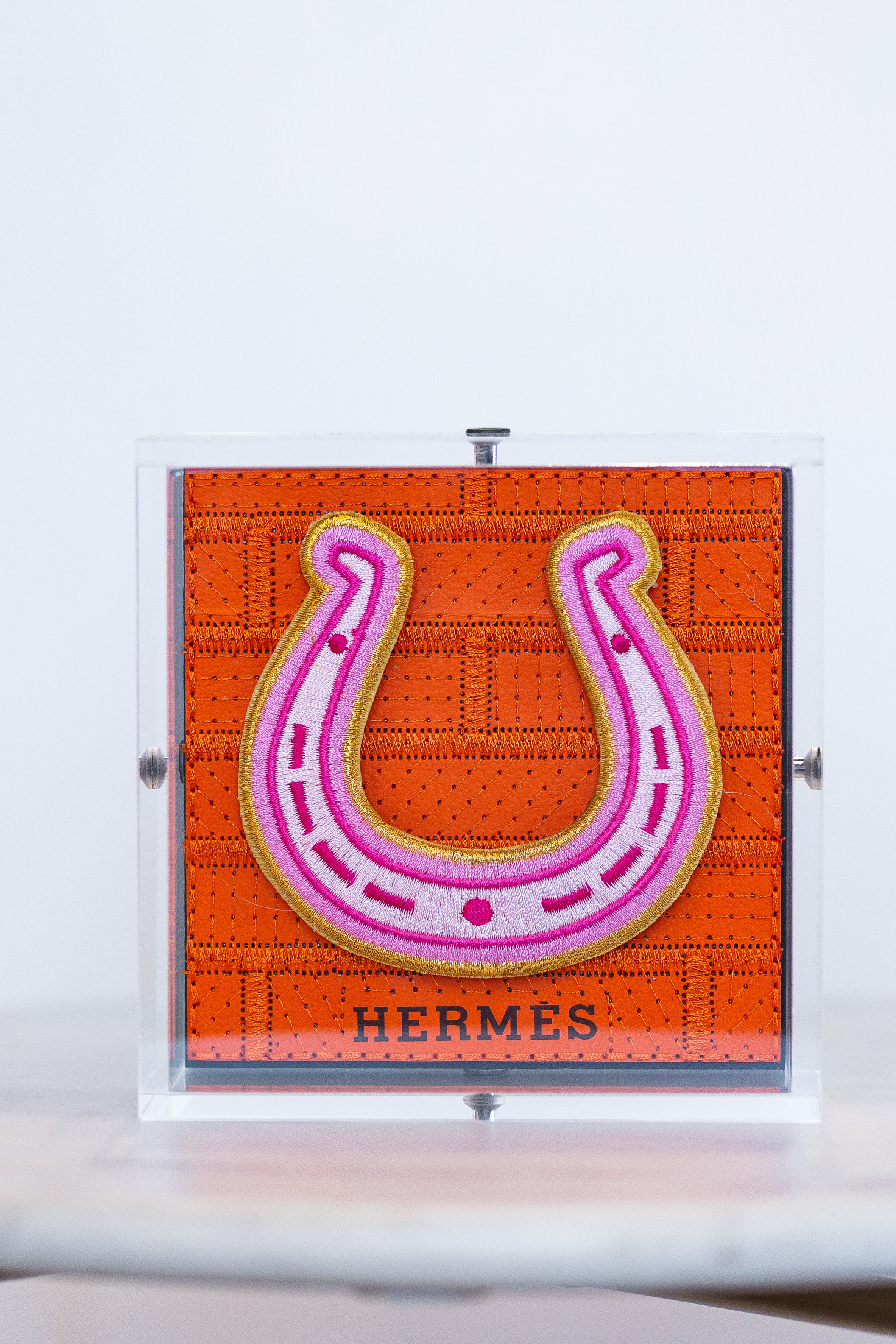 Petite Orange Hermes Pink Horseshoe (SWP10)