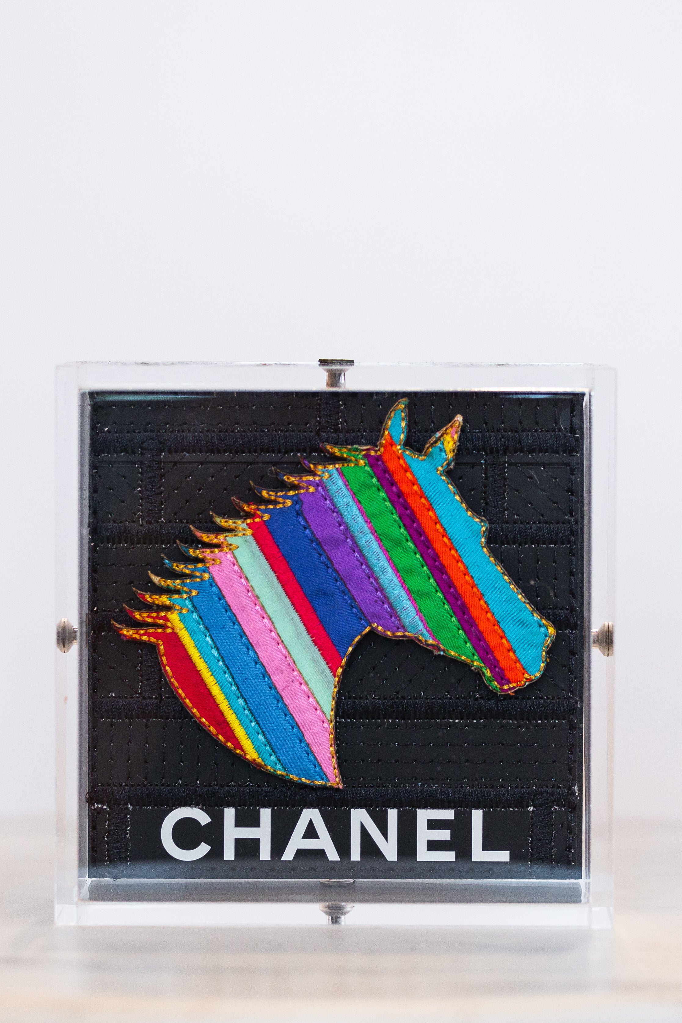 Petite Black Chanel Rainbow Horse (SWP5)