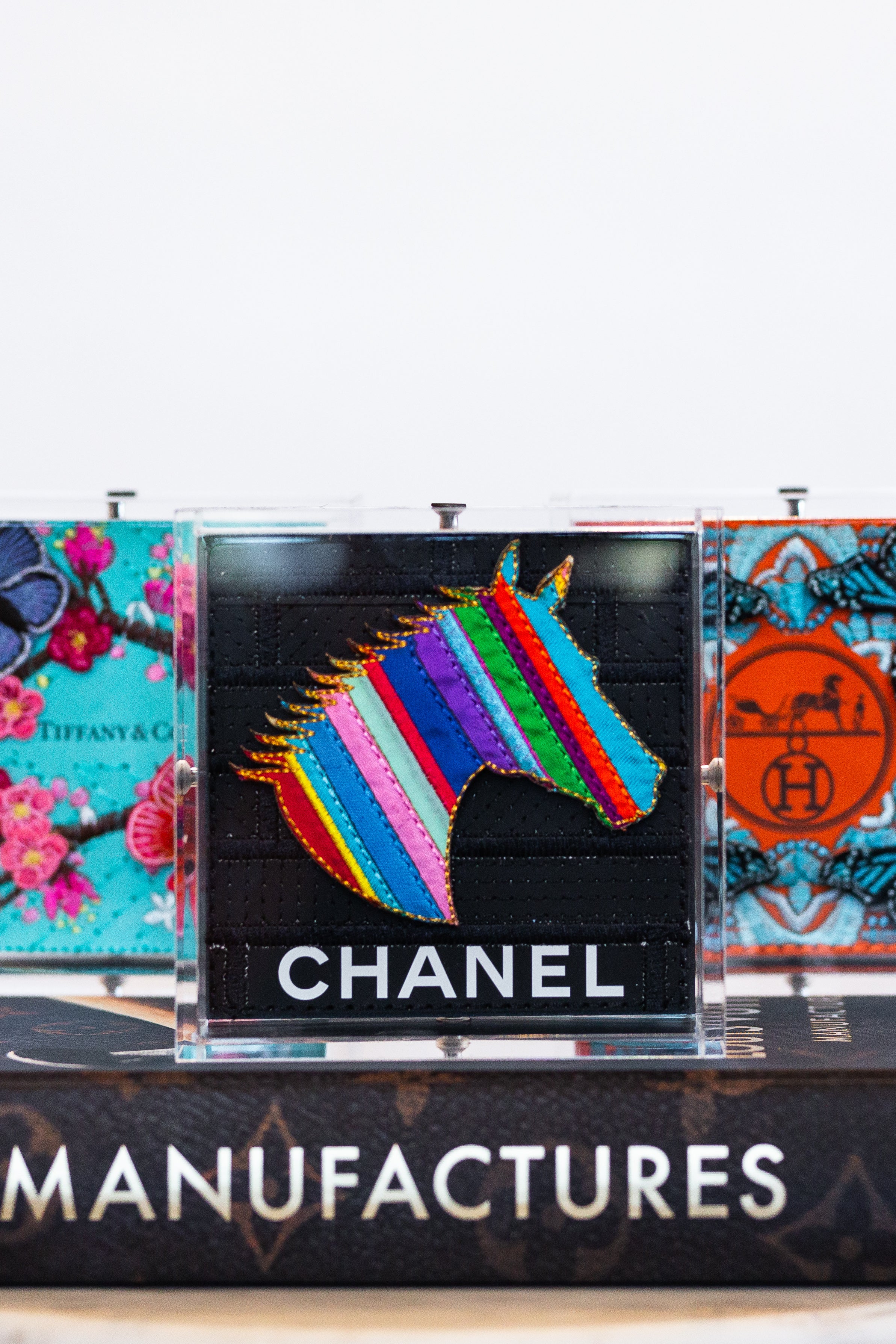 Petite Black Chanel Rainbow Horse (SWP5)