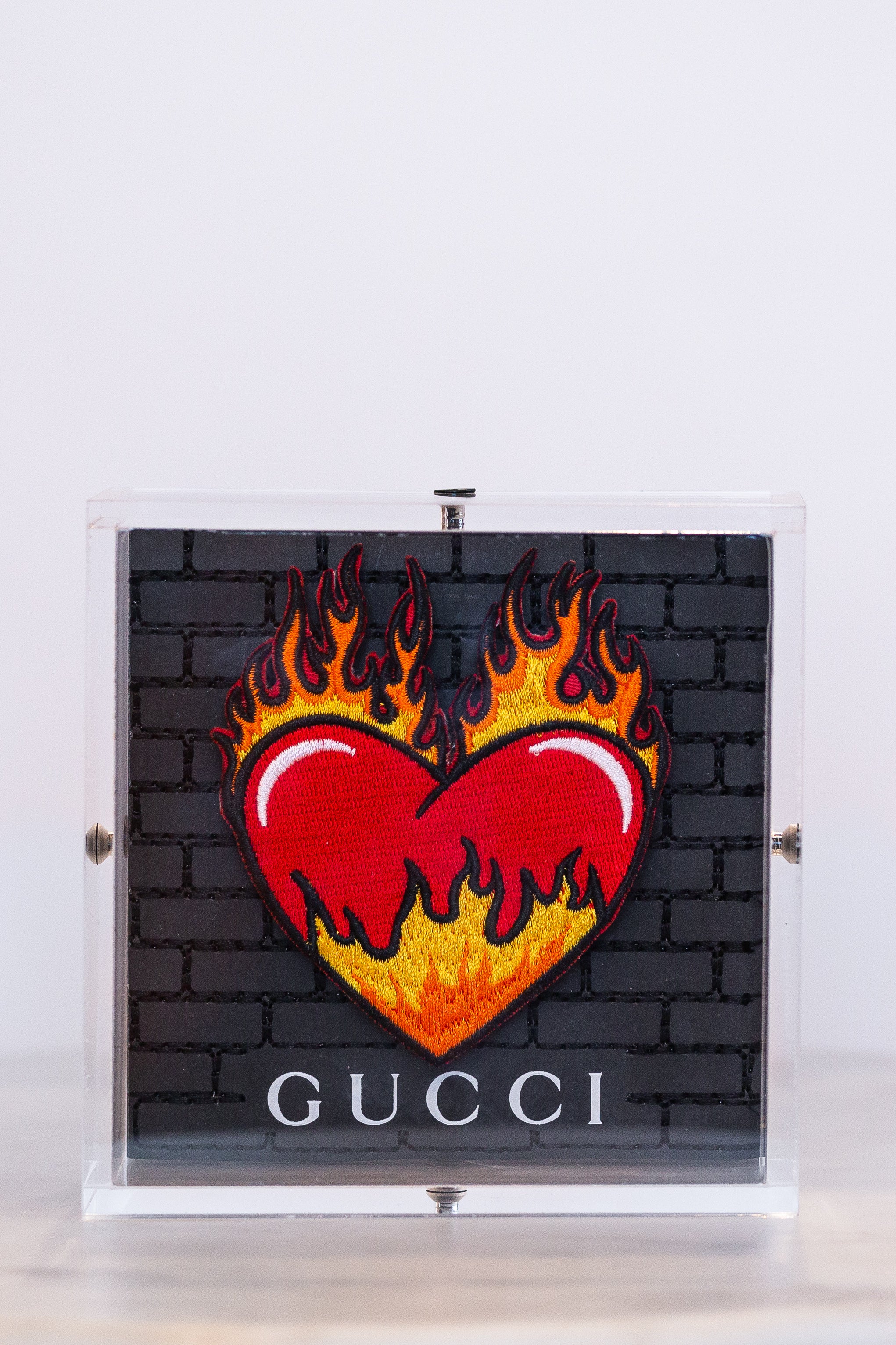 Petite Black Gucci Heart on Fire (SWP3)