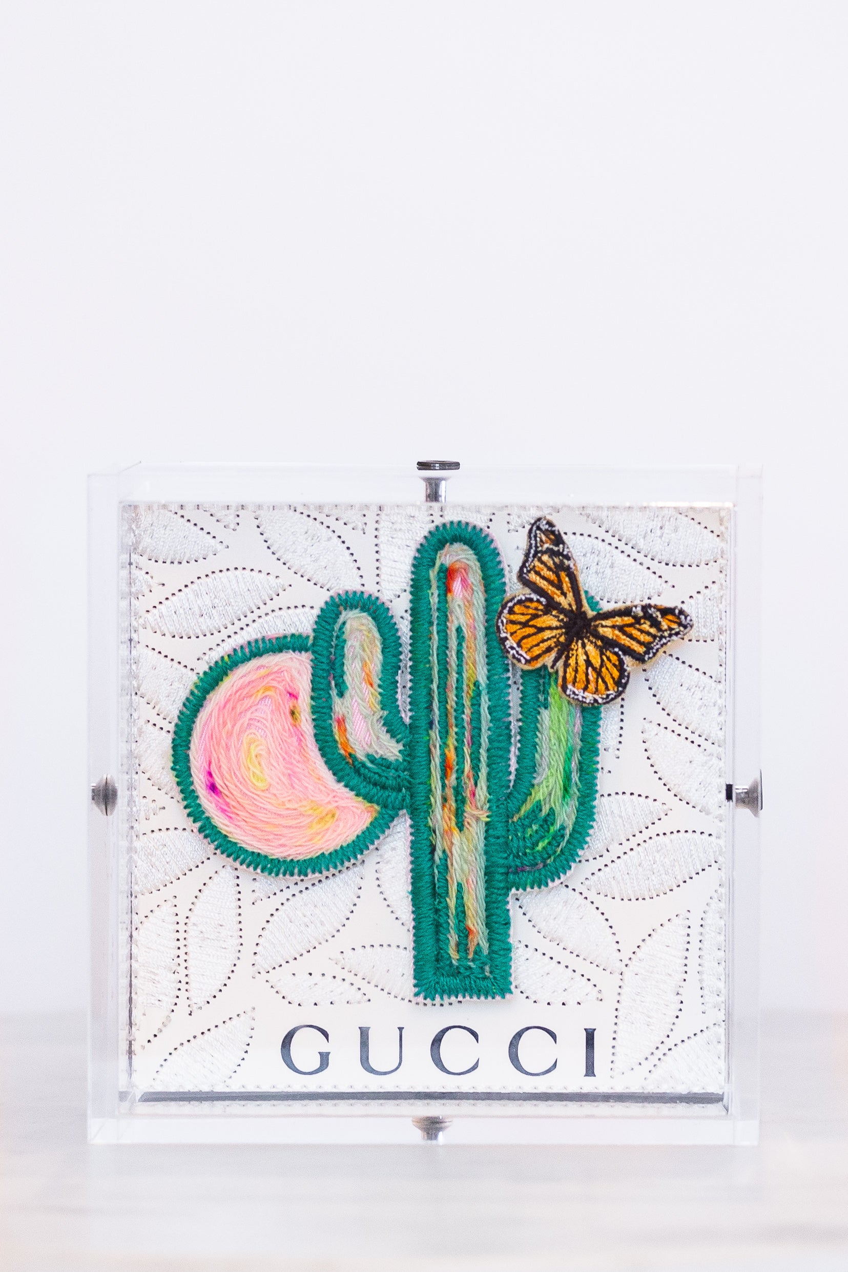 Petite White Gucci Cactus & Butterfly (SWP18)