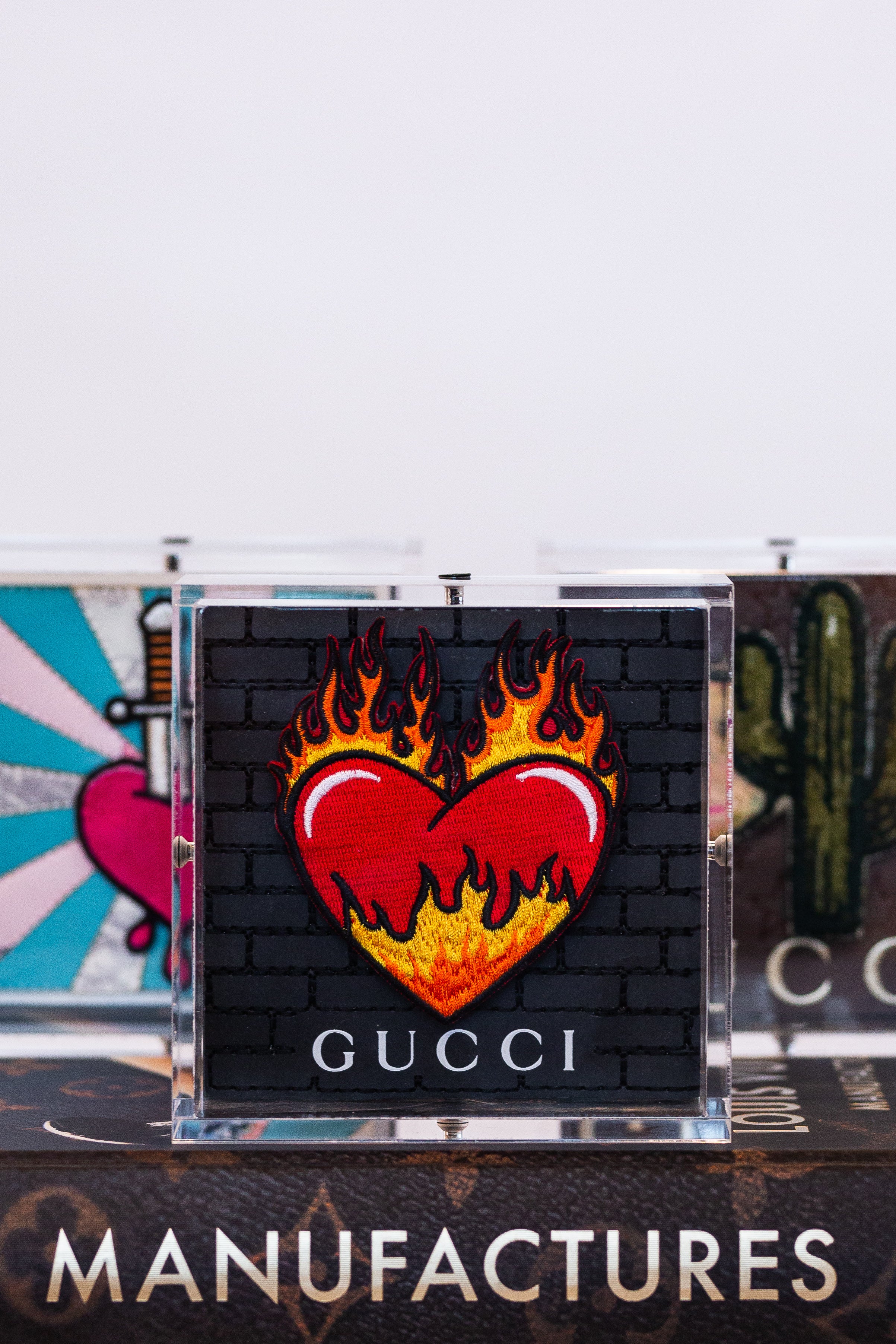 Petite Black Gucci Heart on Fire (SWP3)