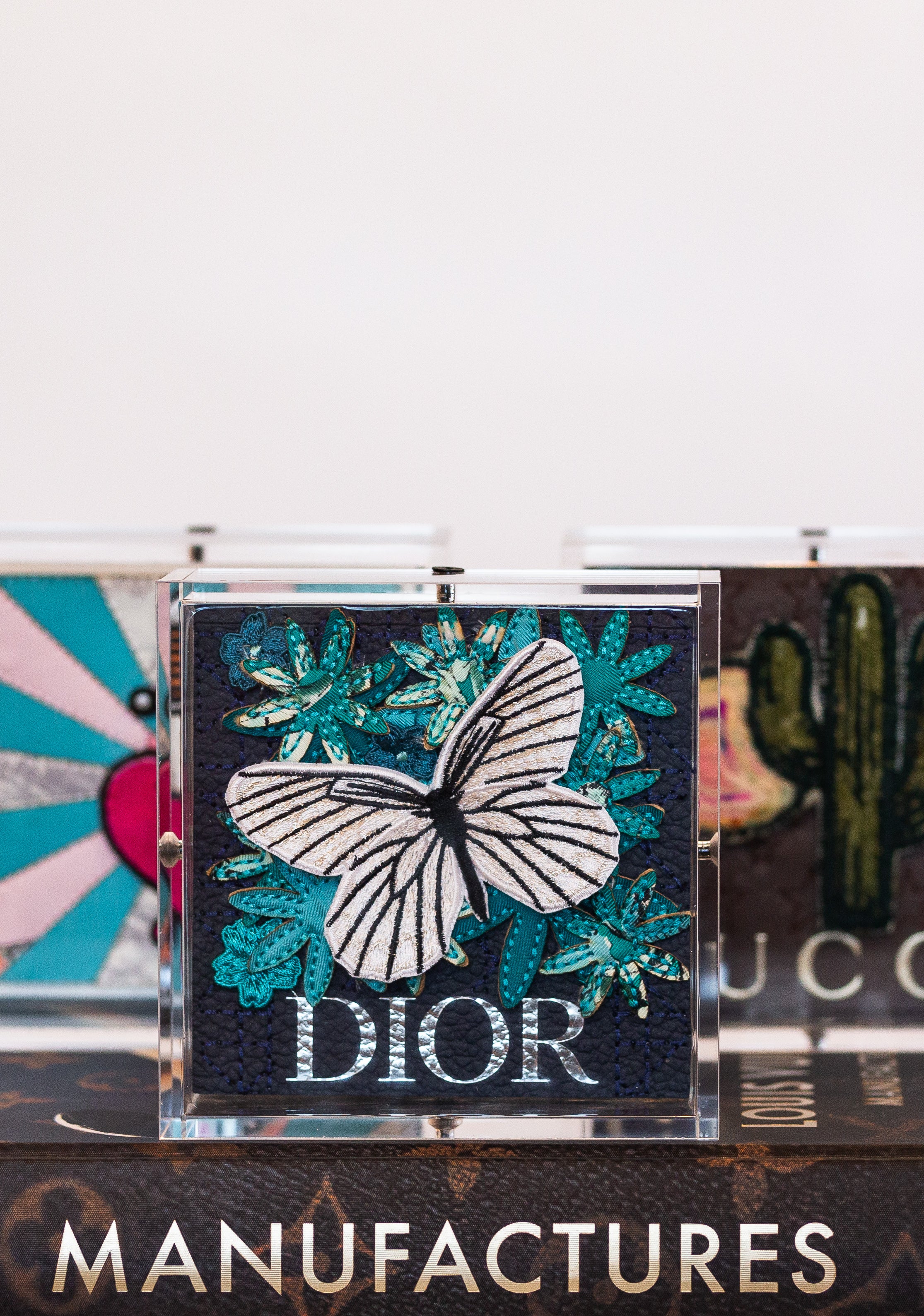 Petite Navy Dior Butterfly (SWP9)