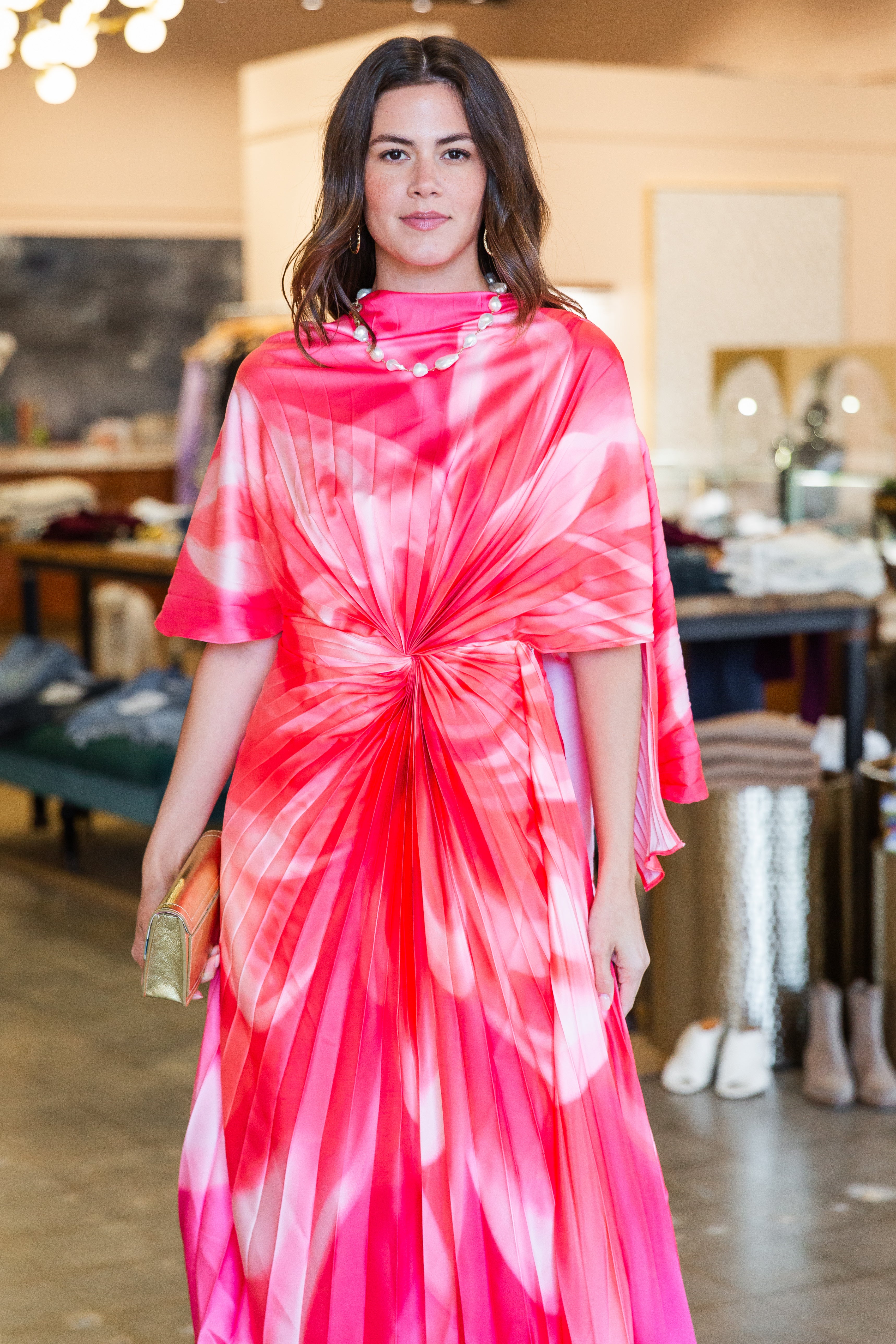 Marissa Pleated Draped - Prism Print