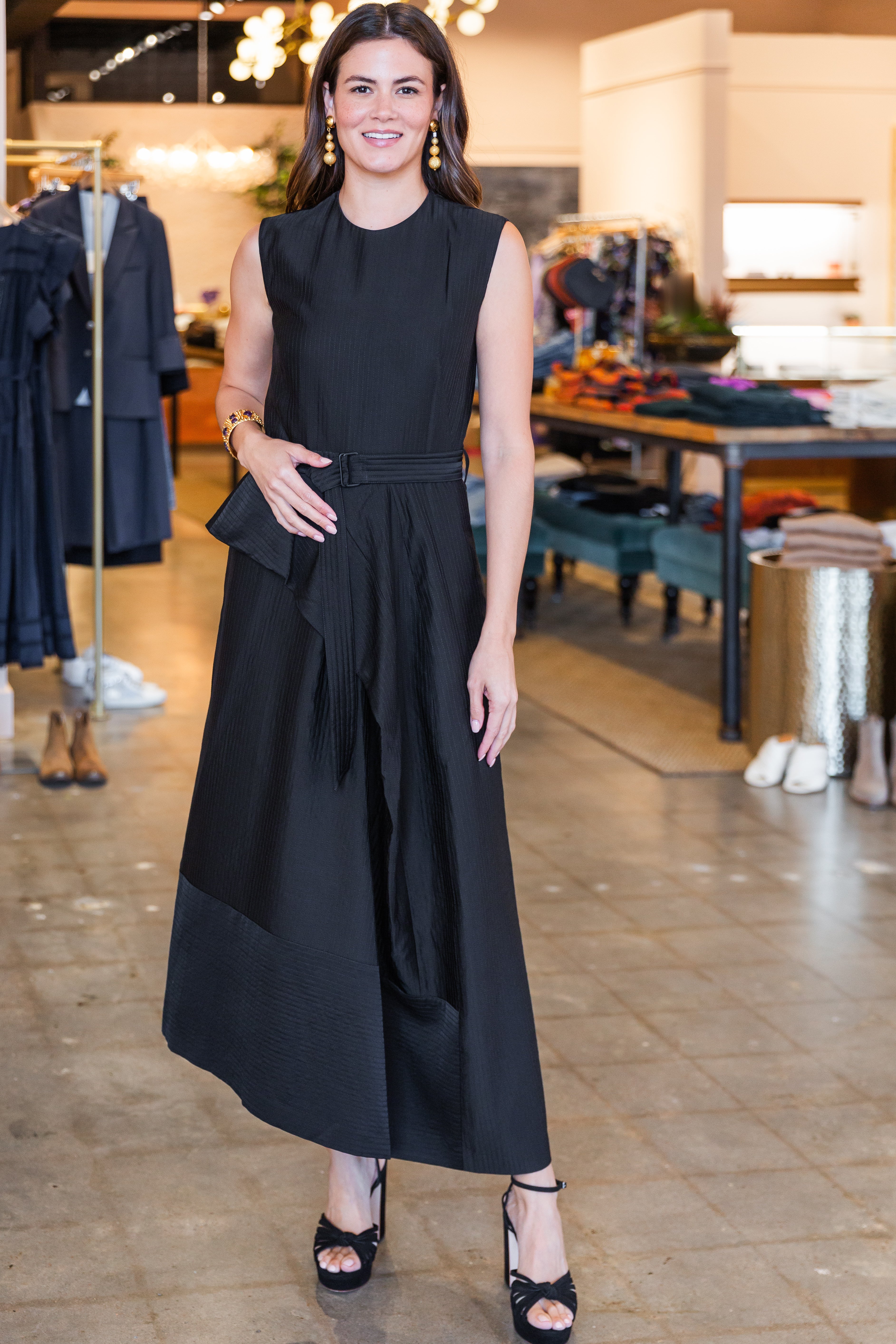 Dimka Dress - Black Quilt