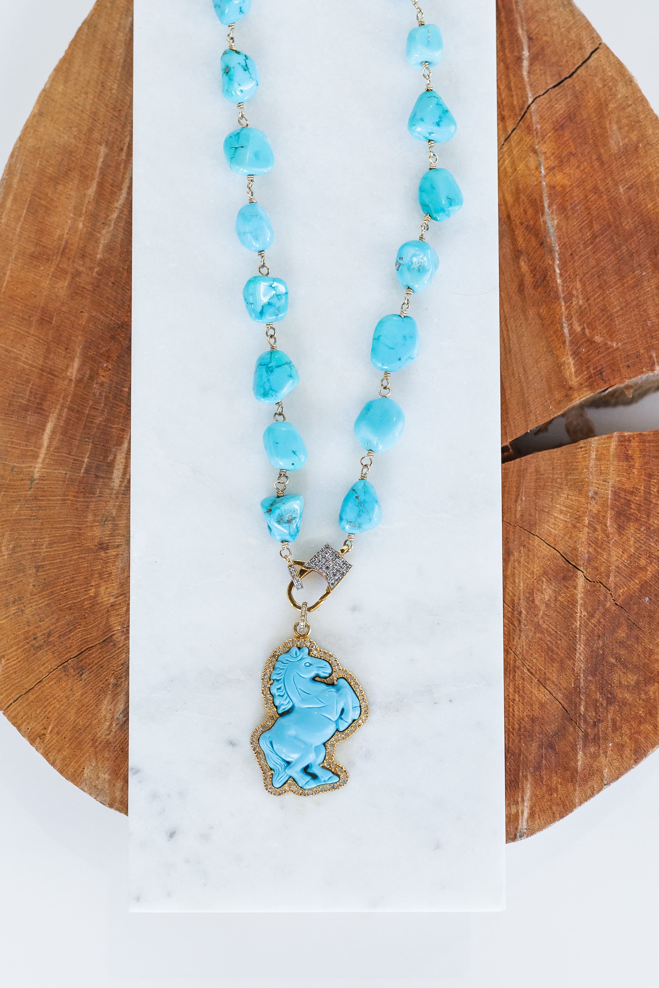 Turquoise Necklace (y9819b)