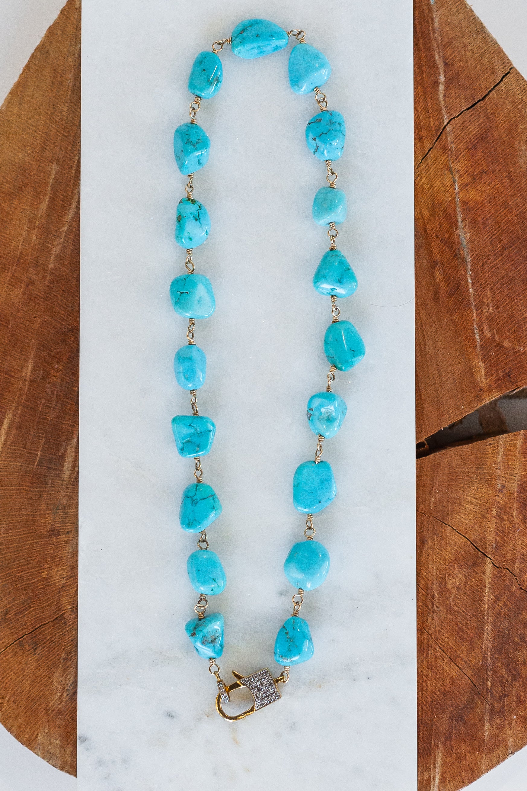 Turquoise Necklace (y9819b)