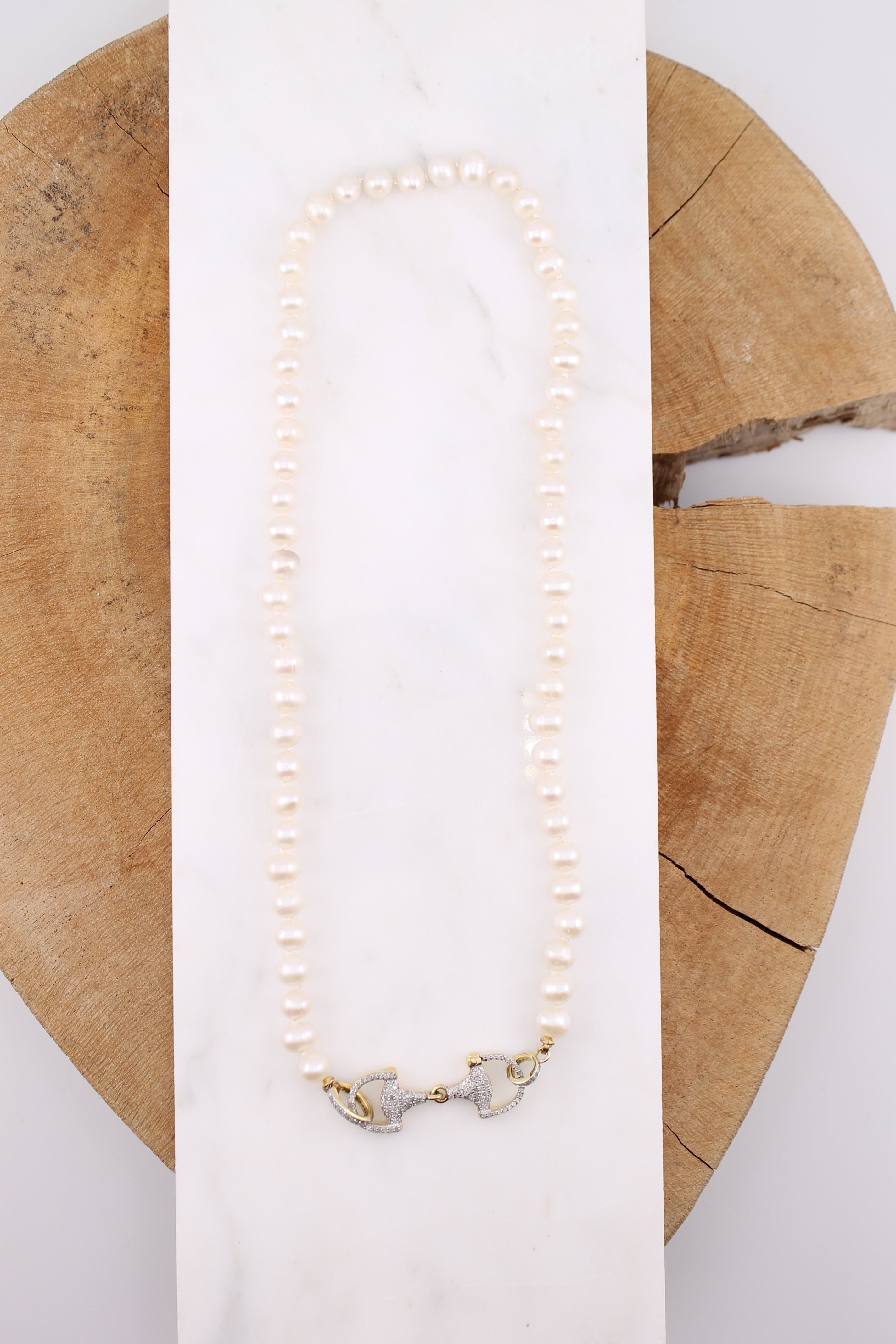 Small Freshwater Pearl 18.5" Necklace (y10885B)
