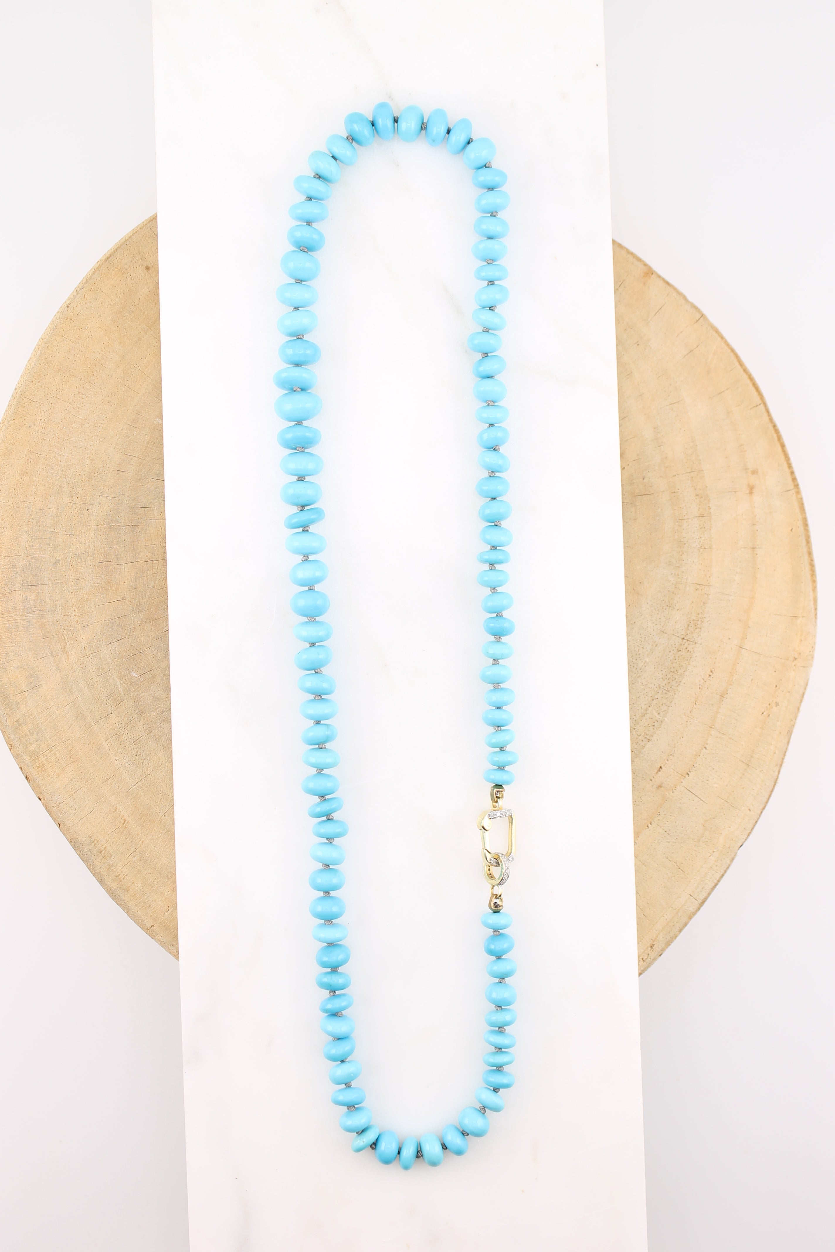 19.5" Turquoise Necklace (y10880B)