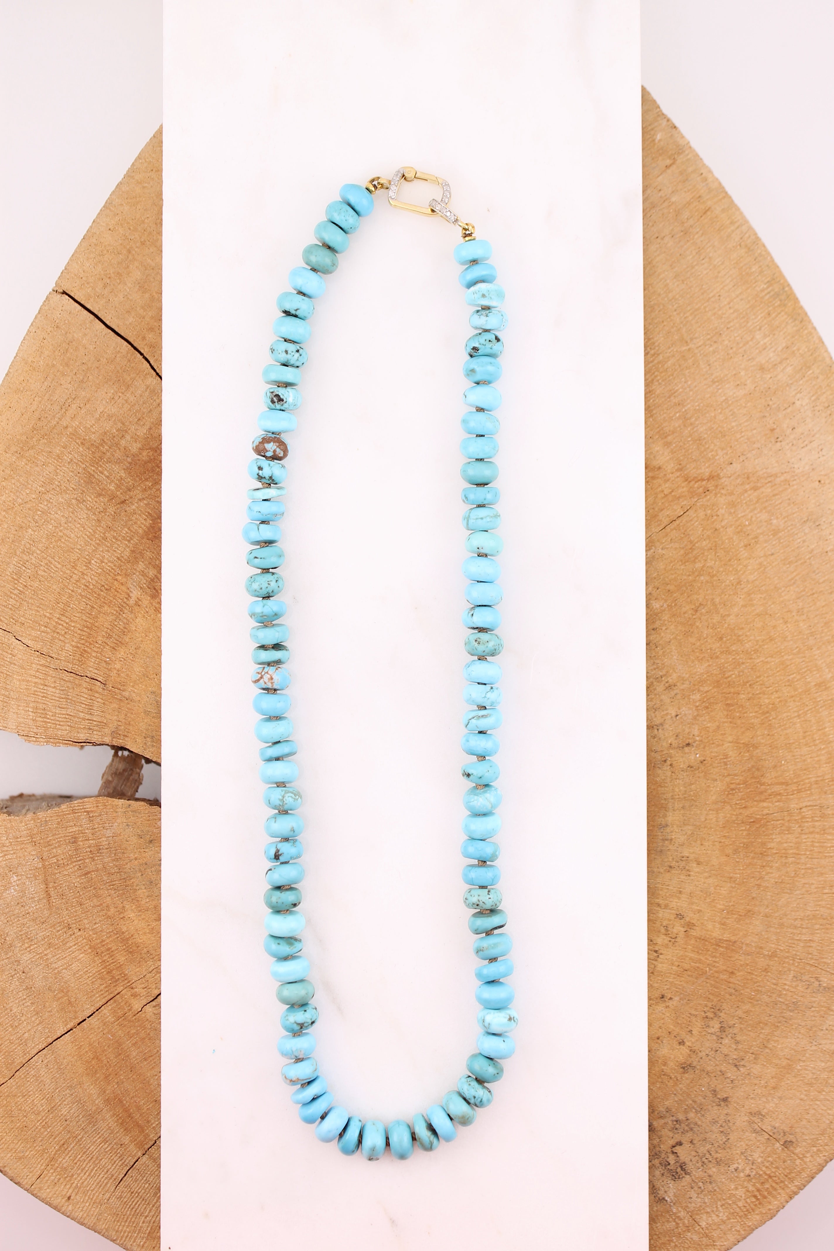 17" Turquoise Necklace (y10213B)