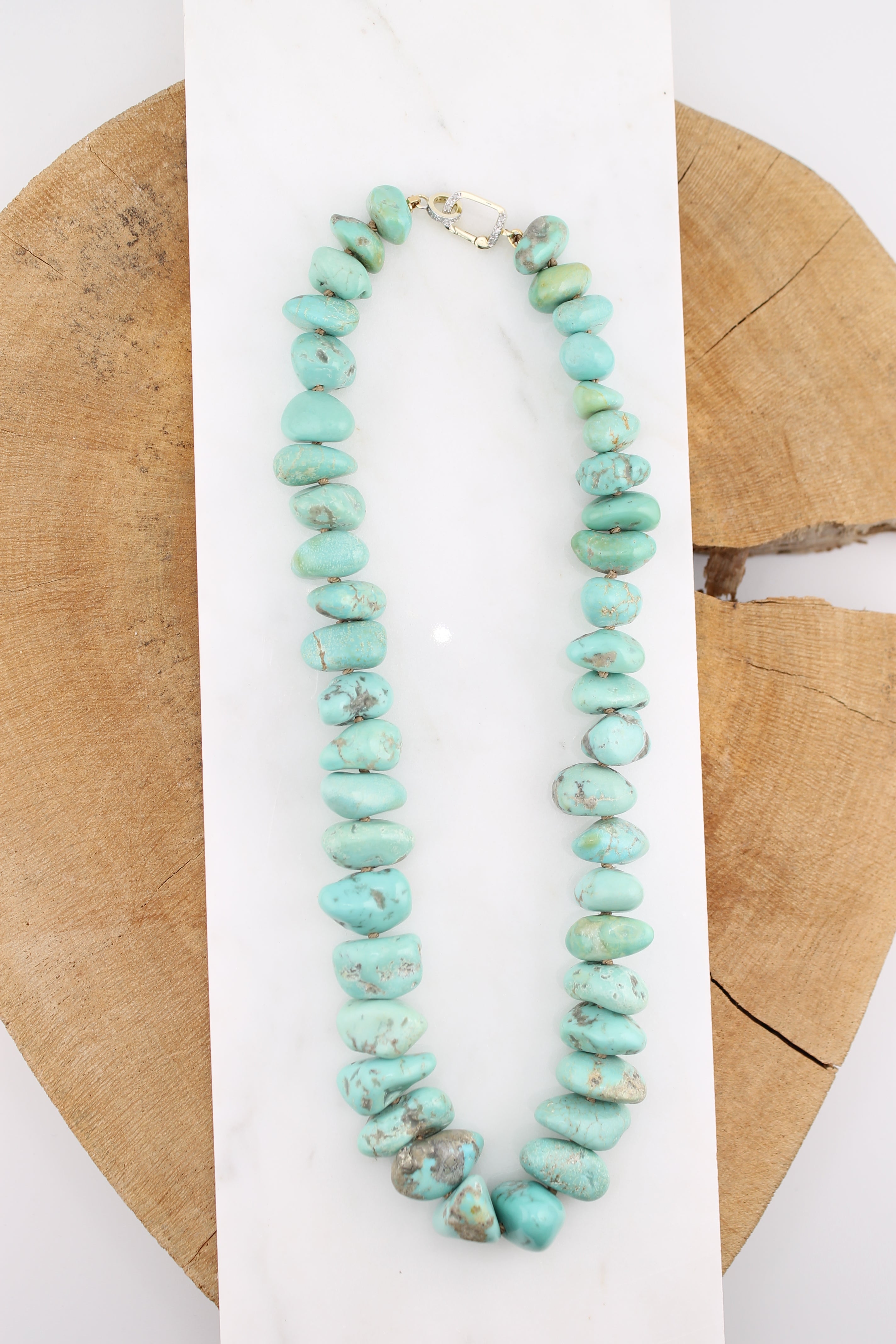 18" Campitos Turquoise Necklace (y10441b)
