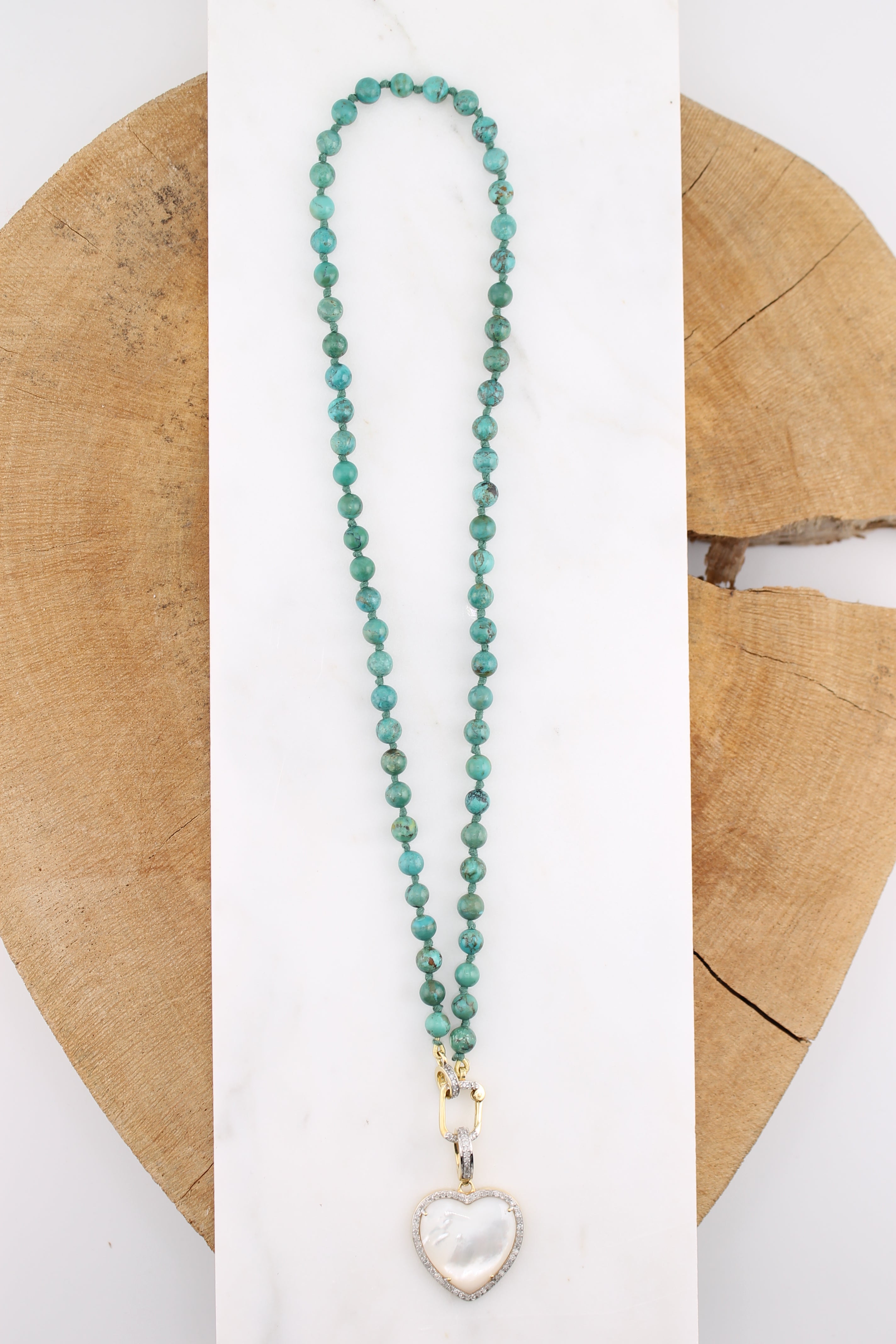 Green/Blue Tiny Beads Necklace (y10240b)