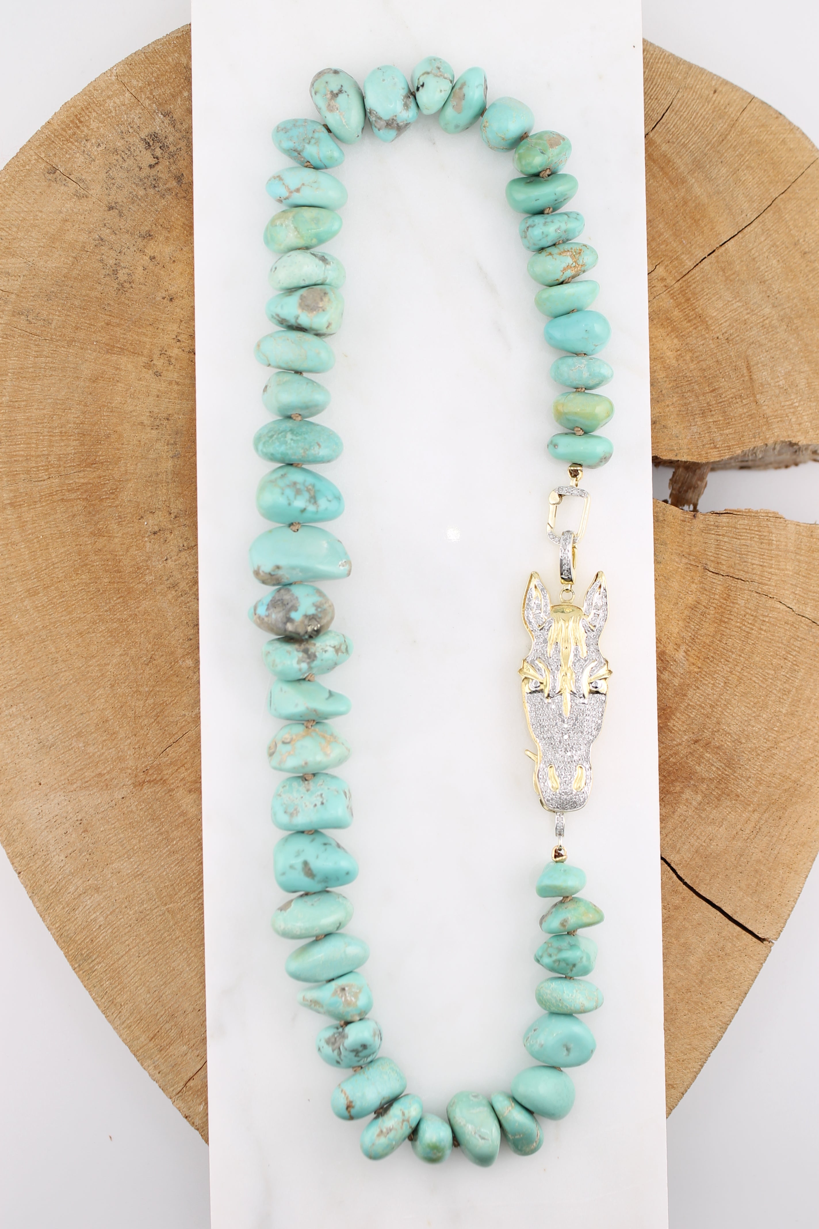 18" Campitos Turquoise Necklace (y10441b)