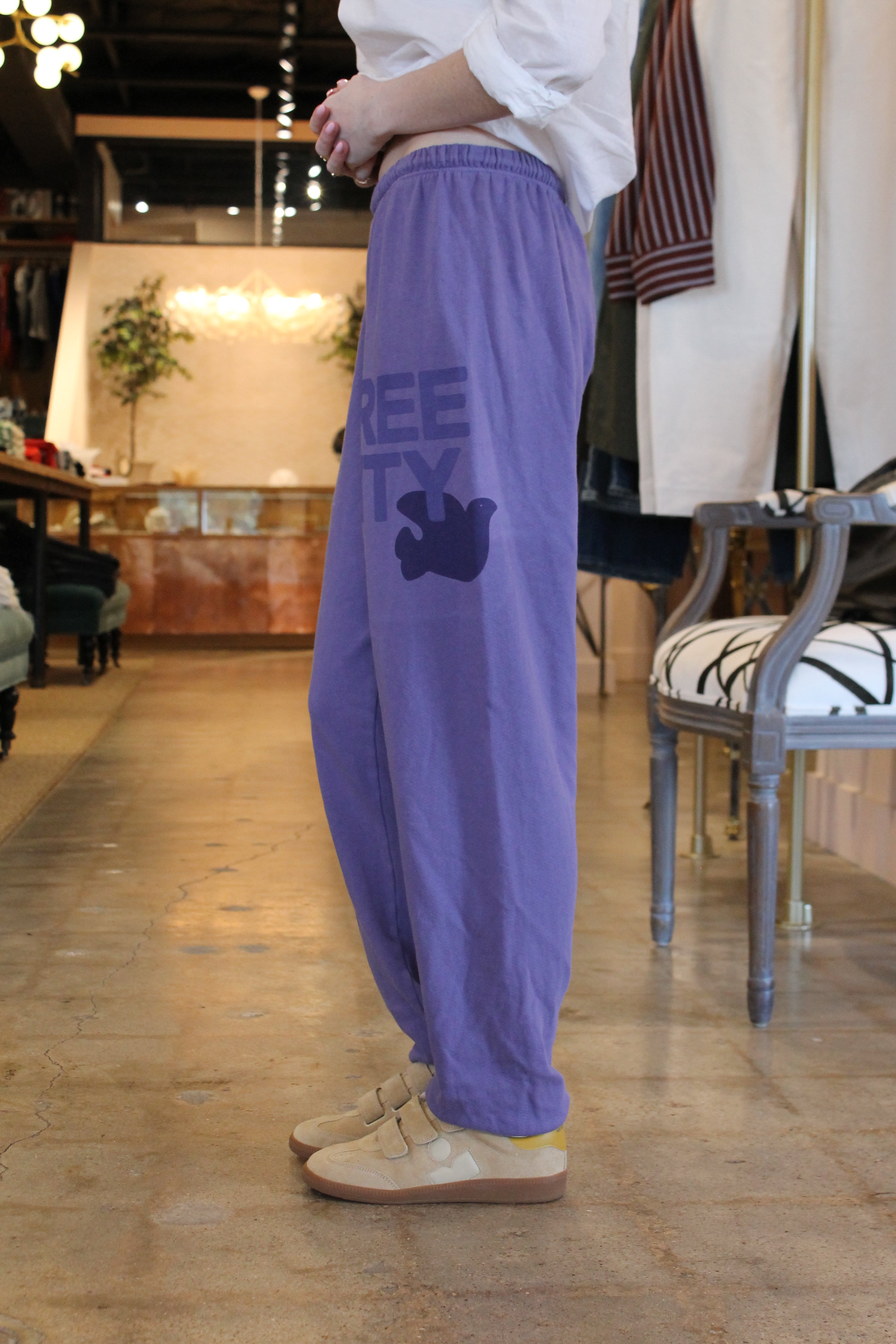 FreeCity Large Sweatpant - Purple Mountain