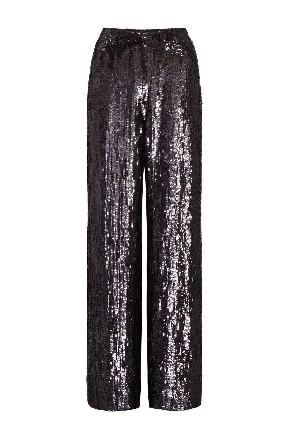 High Waisted Sequin Pant - Dark Chocolate