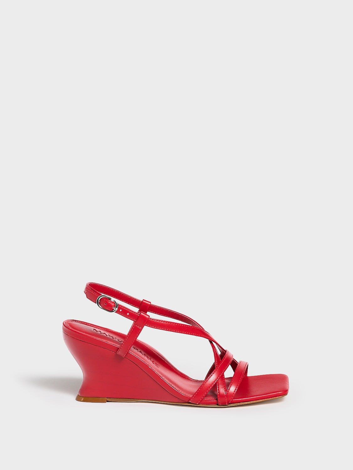 Sabine Wedge - Lipstick Red