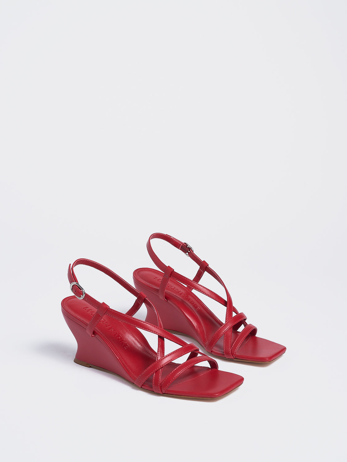 Sabine Wedge - Lipstick Red