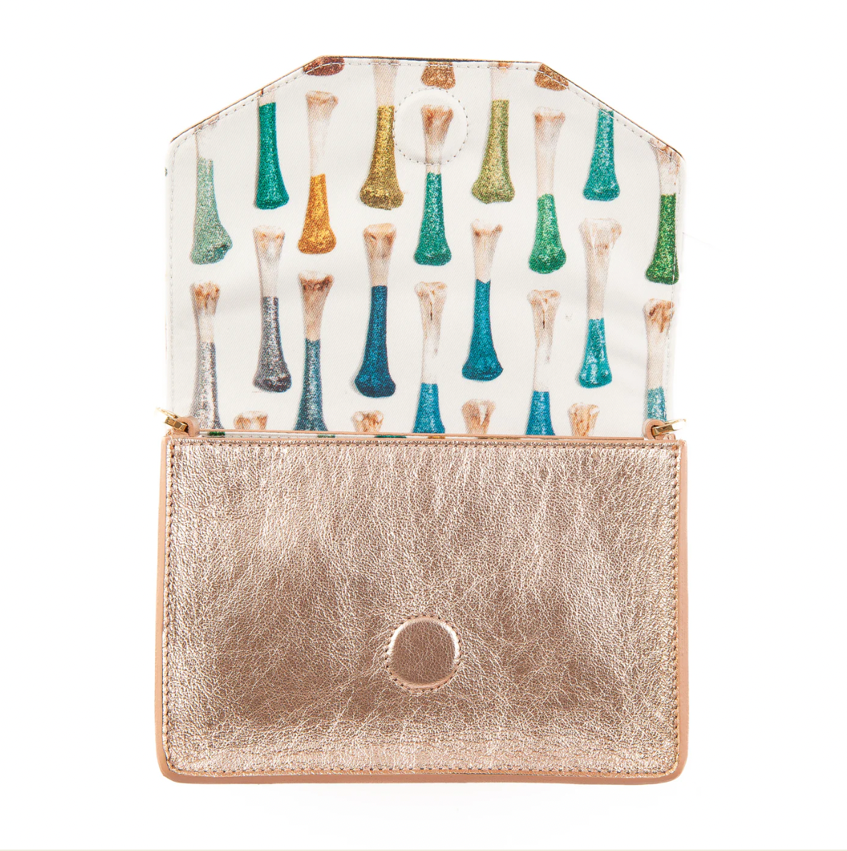 Samuel Stadium Bag - Metallic Rose Gold