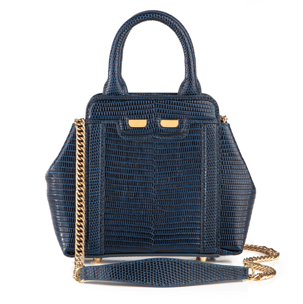 Mini Nott Bag - Navy Lizard