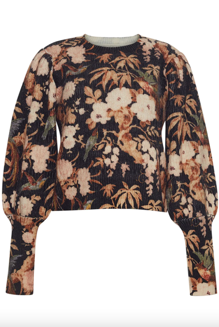 Lily Top Black Birds of Paradise You Are Here FW