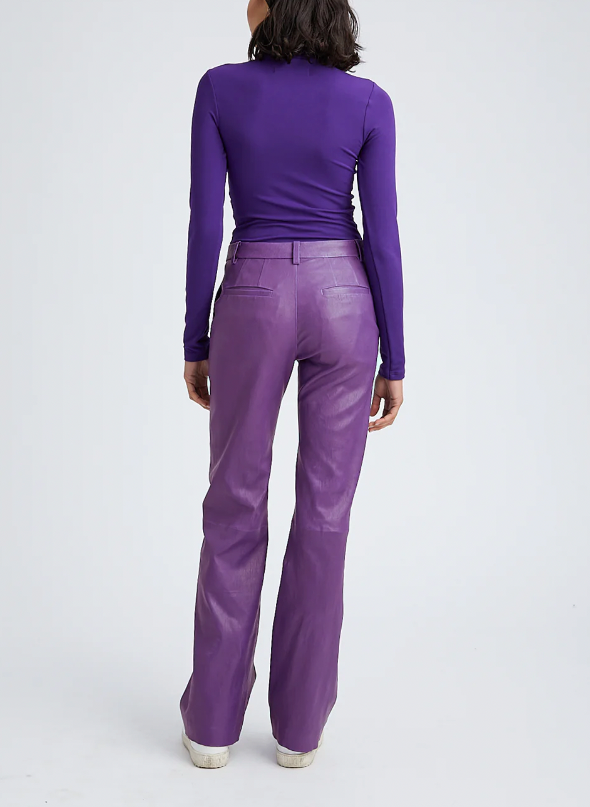 Baggy Lowrise Trousers - Violet