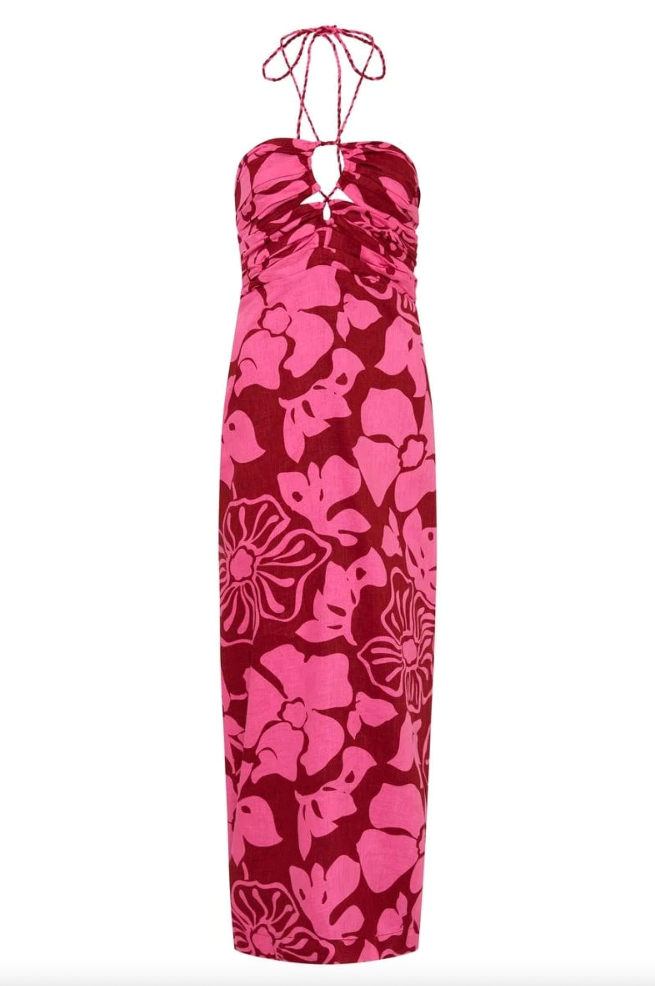 Tortugas Midi Dress - Mica Floral Pink