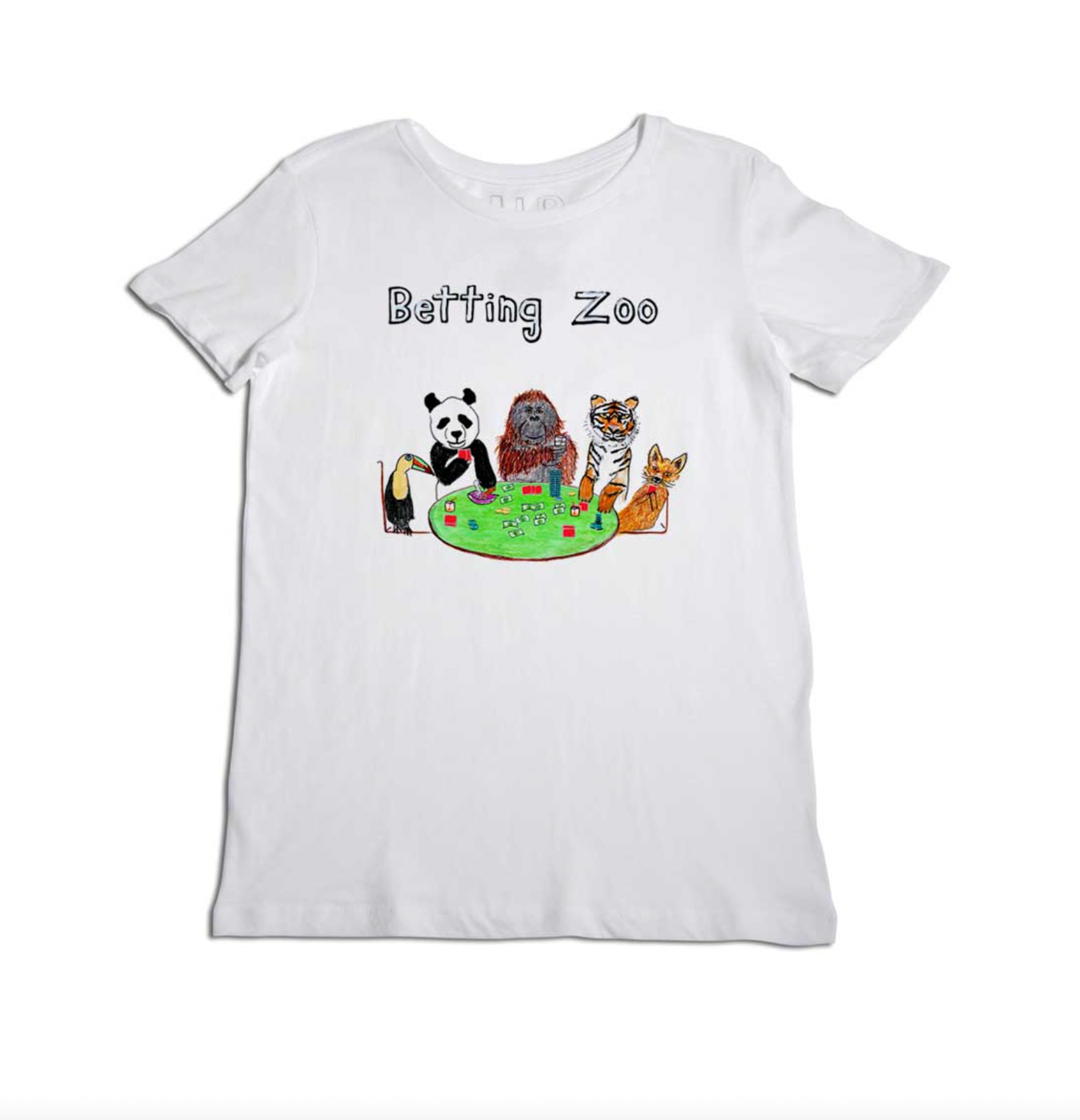 Betting Zoo White T-Shirt