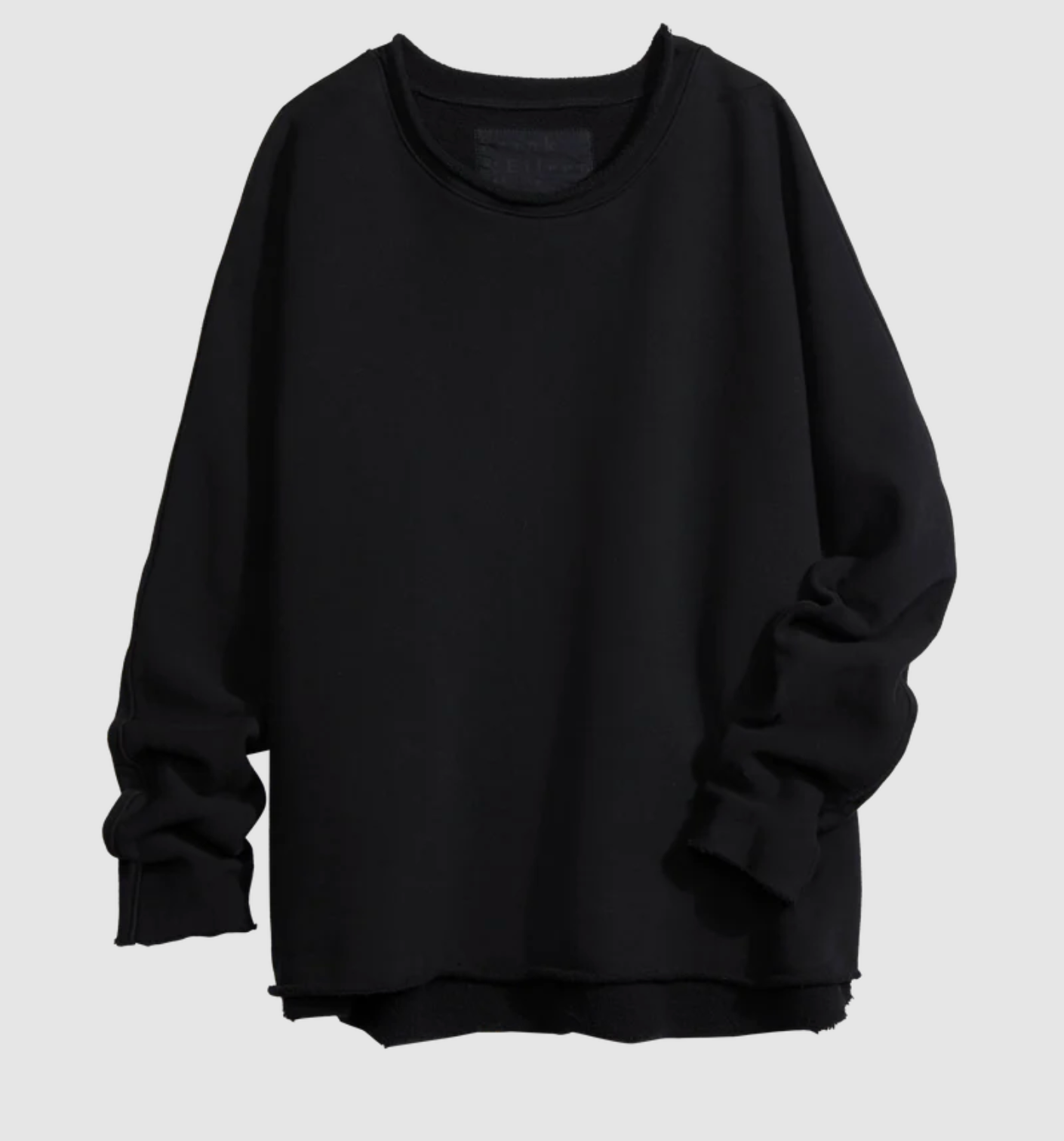 Anna-Long Sleeve Cape- Black