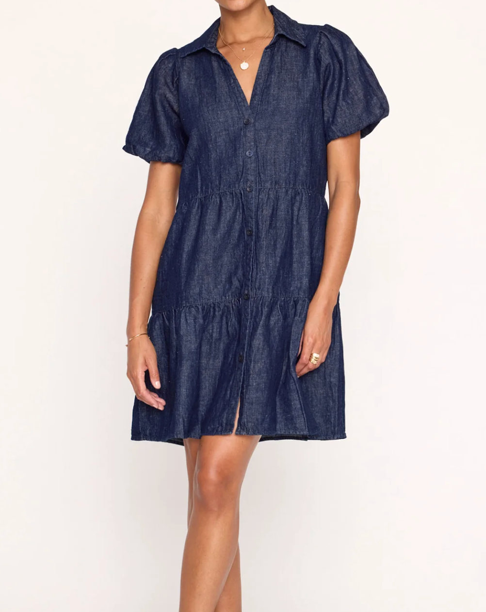 Havana Mini Dress - Indigo