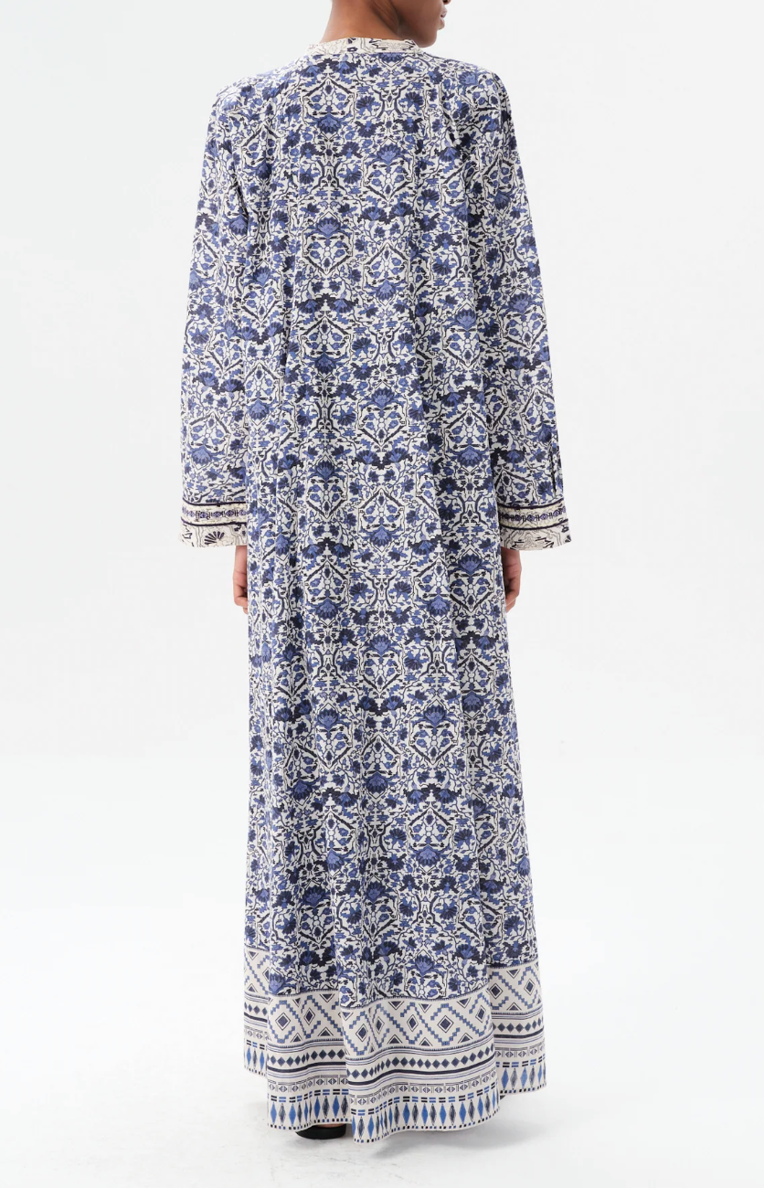 Alvear Josephine Maxi Dress - Navy Rose