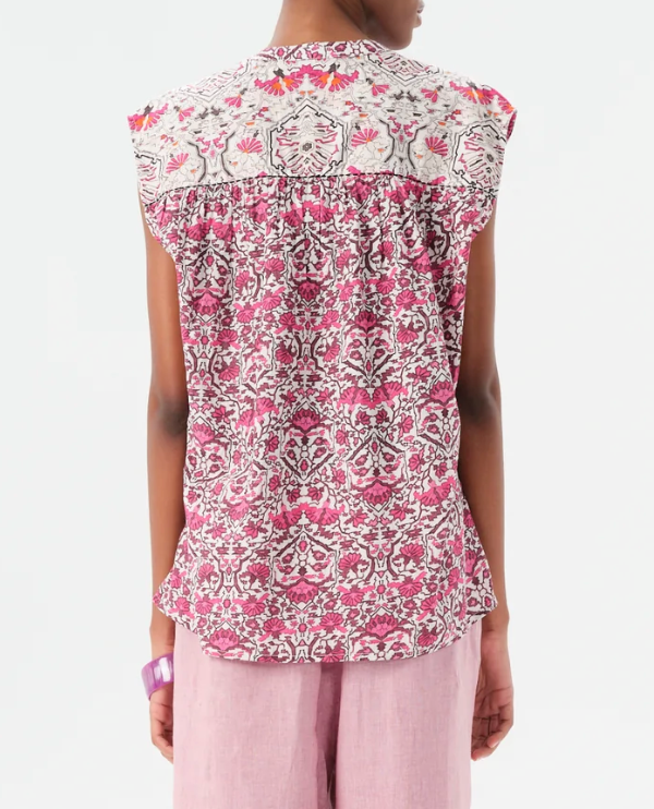 Alvear Celia Sleeveless Top - Pink Rose