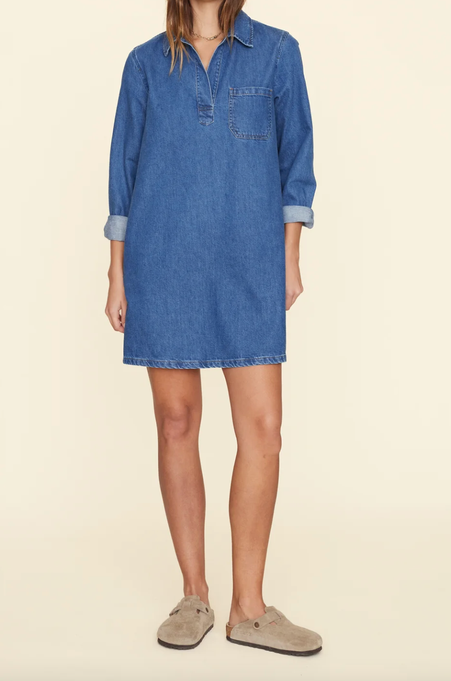 Max Dress - Mid Blue