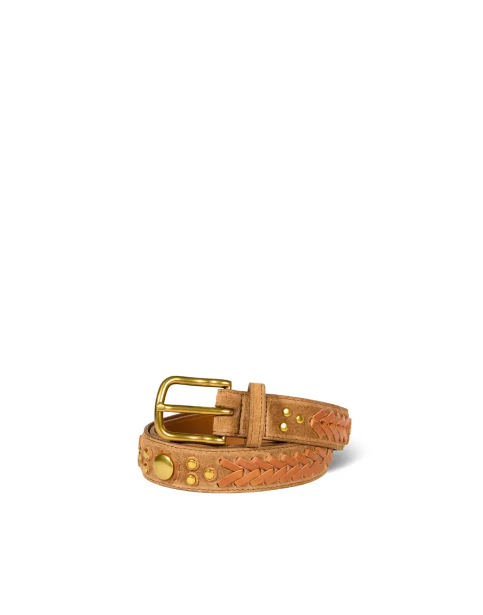 Ceinture Gaucho - Tabac Split Suede