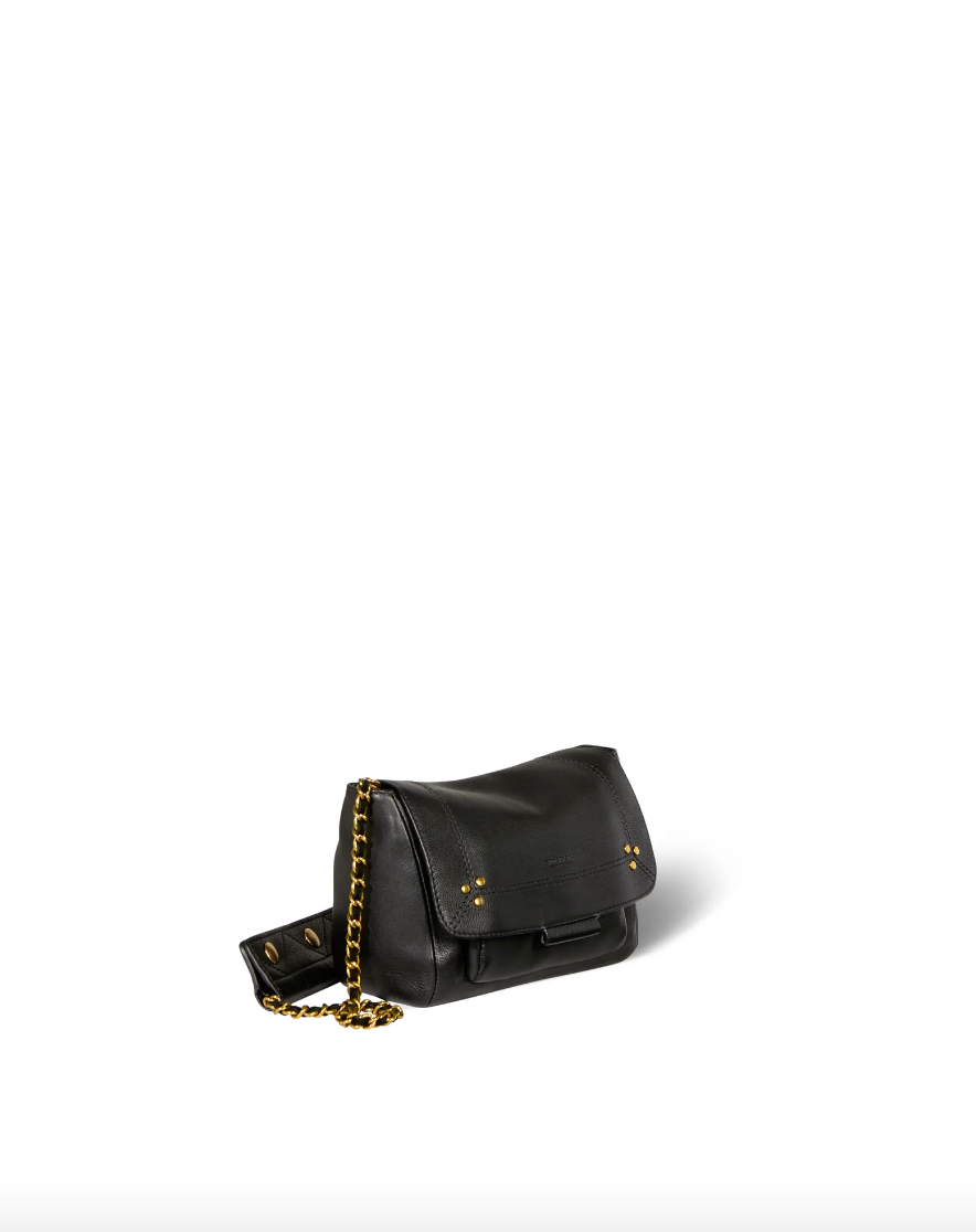 Lulu S - Noir Brass Calfskin