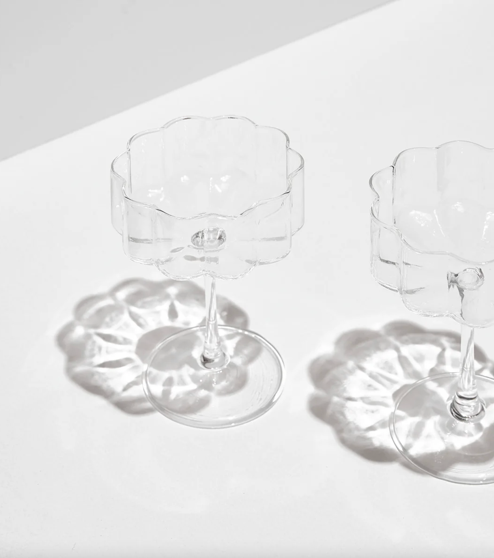 Wave Coupe - Set of 2 - Clear