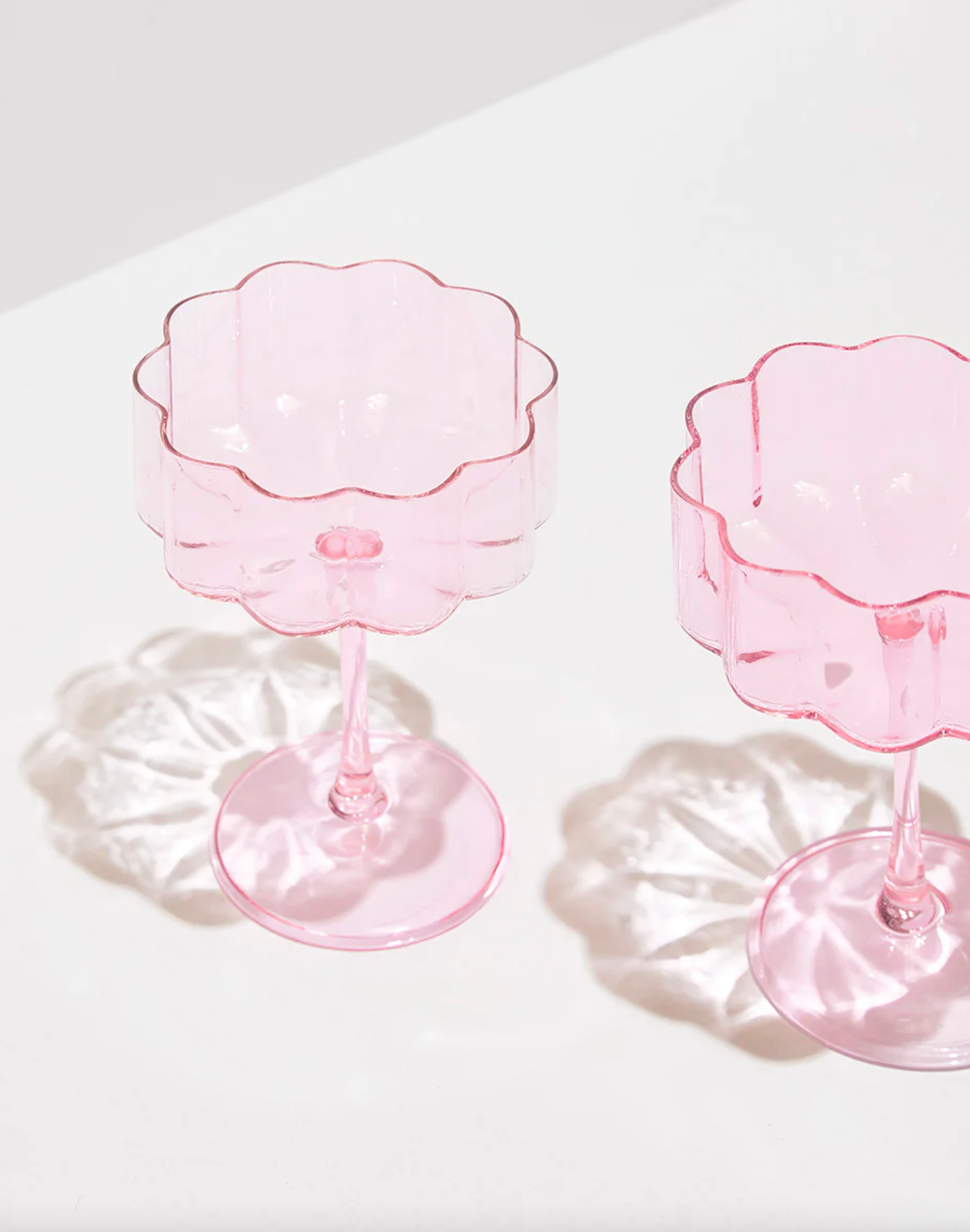 Wave Coupe - Set of 2 - Pink