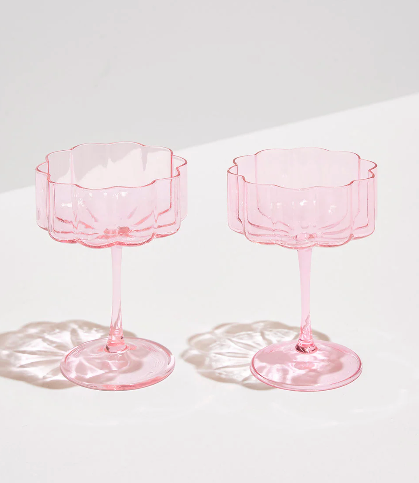 Wave Coupe - Set of 2 - Pink