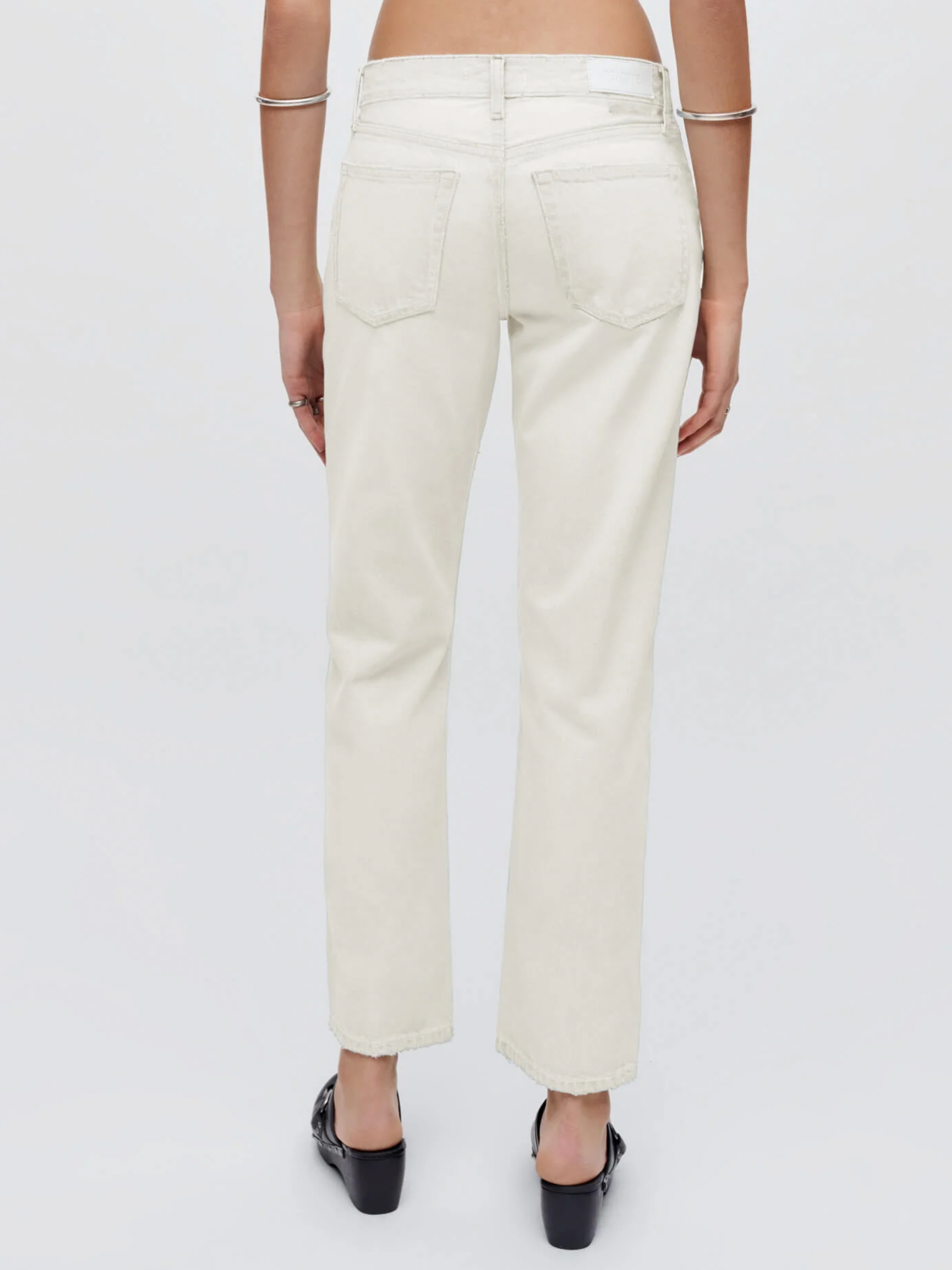 Easy Straight Crop - Vintage White